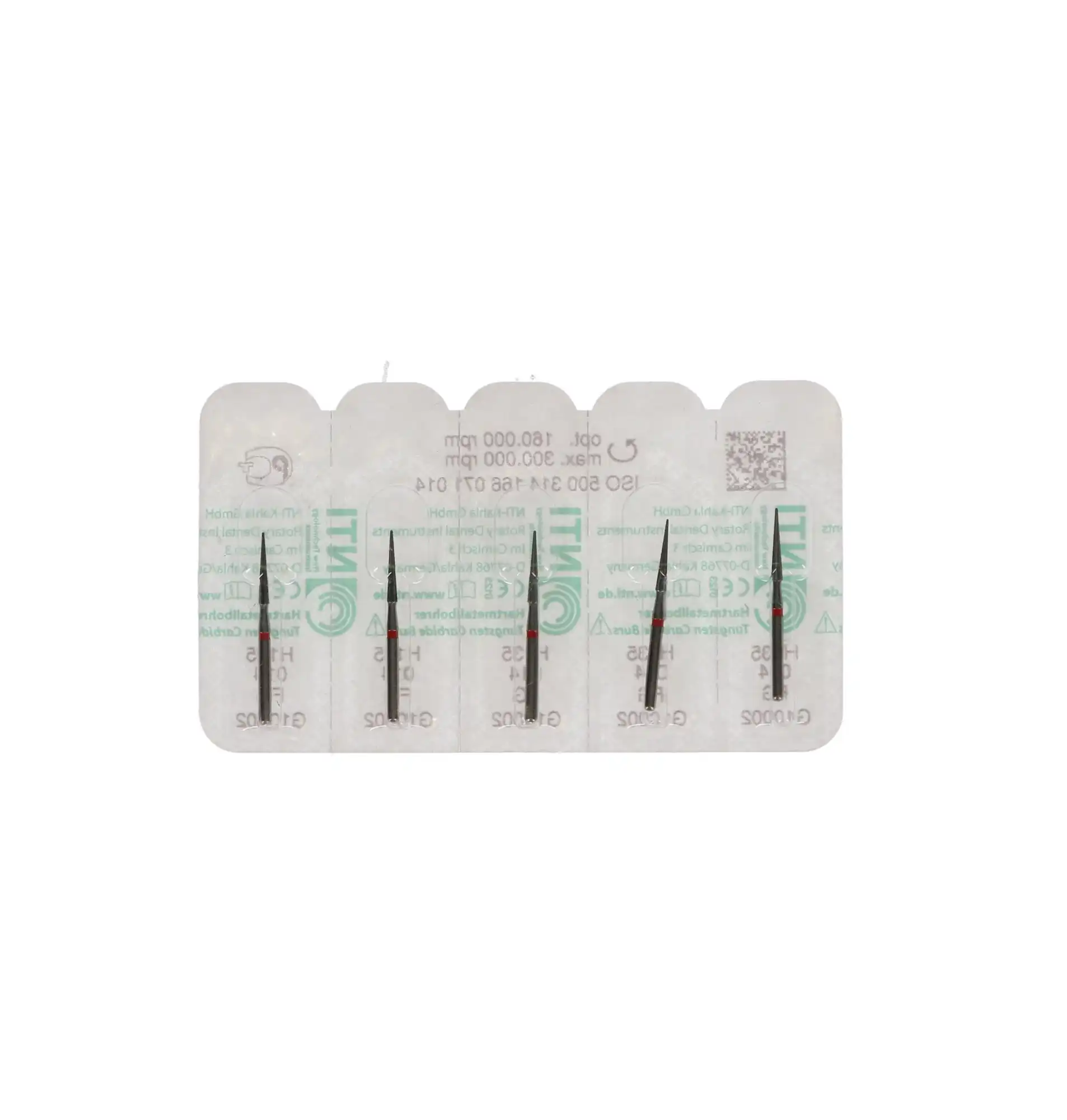 NTI 8-Fluted Trimming & Finishing Carbide Bur, FG, Safe End, TDF-9, 1.4 mm, 5/Pk, H135-014 thumbnail 5