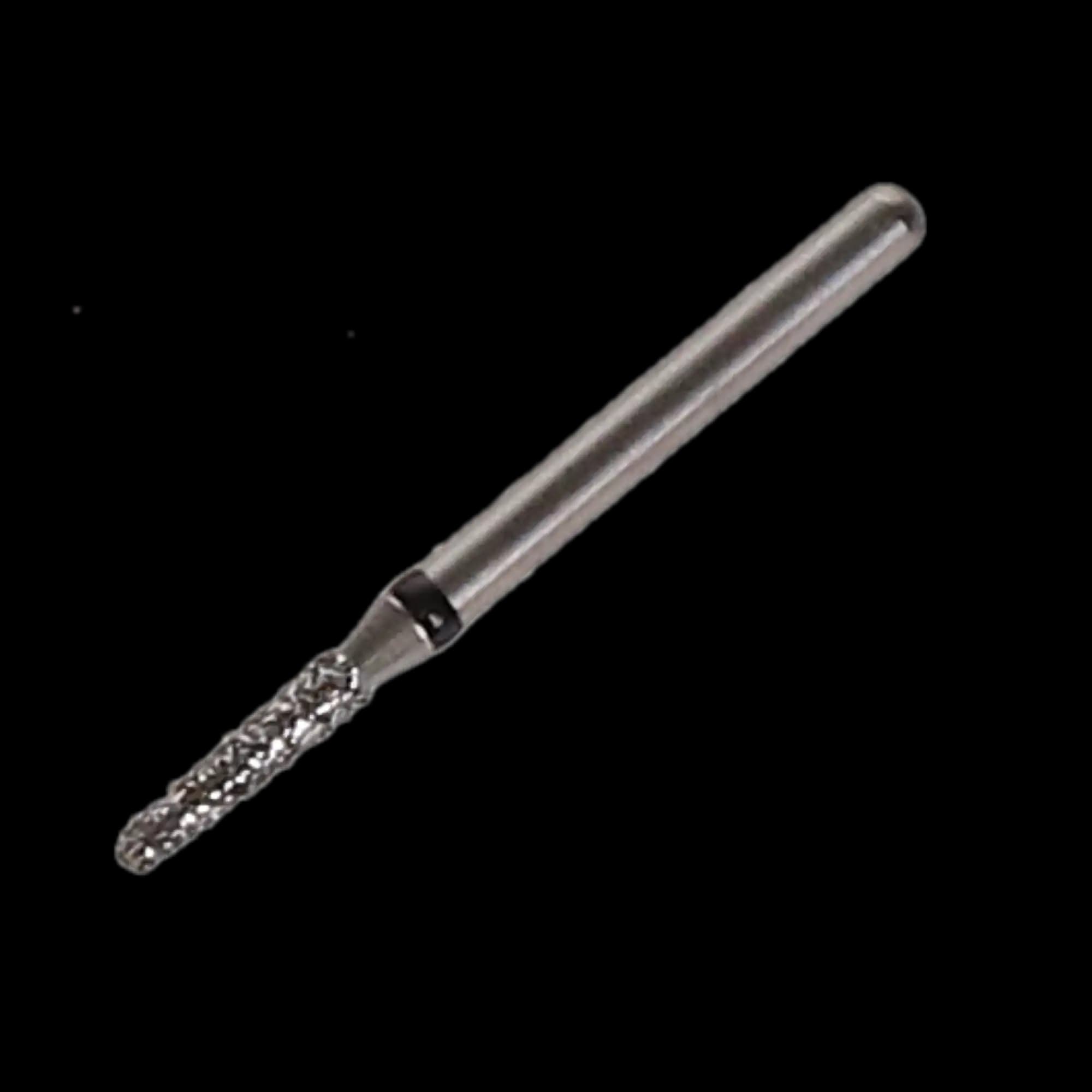 NTI Diamond Bur, FG, Round End Taper, Super Coarse, Black Ring, 1.2 mm Diameter, 6.0 mm Length, 5/Pk, SC855-012 thumbnail 3