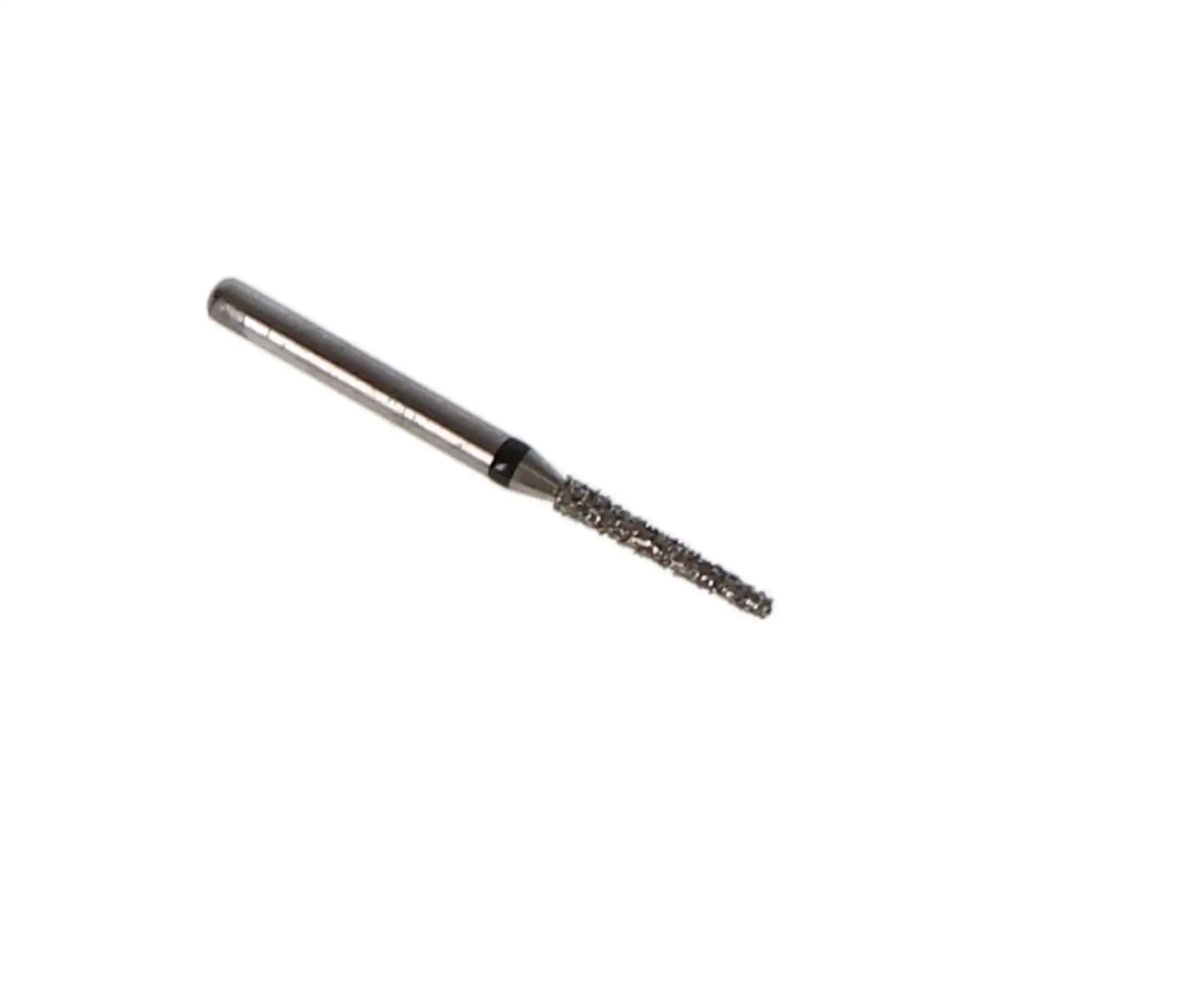 NTI Diamond Bur, FG, Round End Taper, Super Coarse, #856-012, 1.2 mm Diameter, 8.0 mm Length, Black Ring, 5/Pk, SC856-012 thumbnail 4