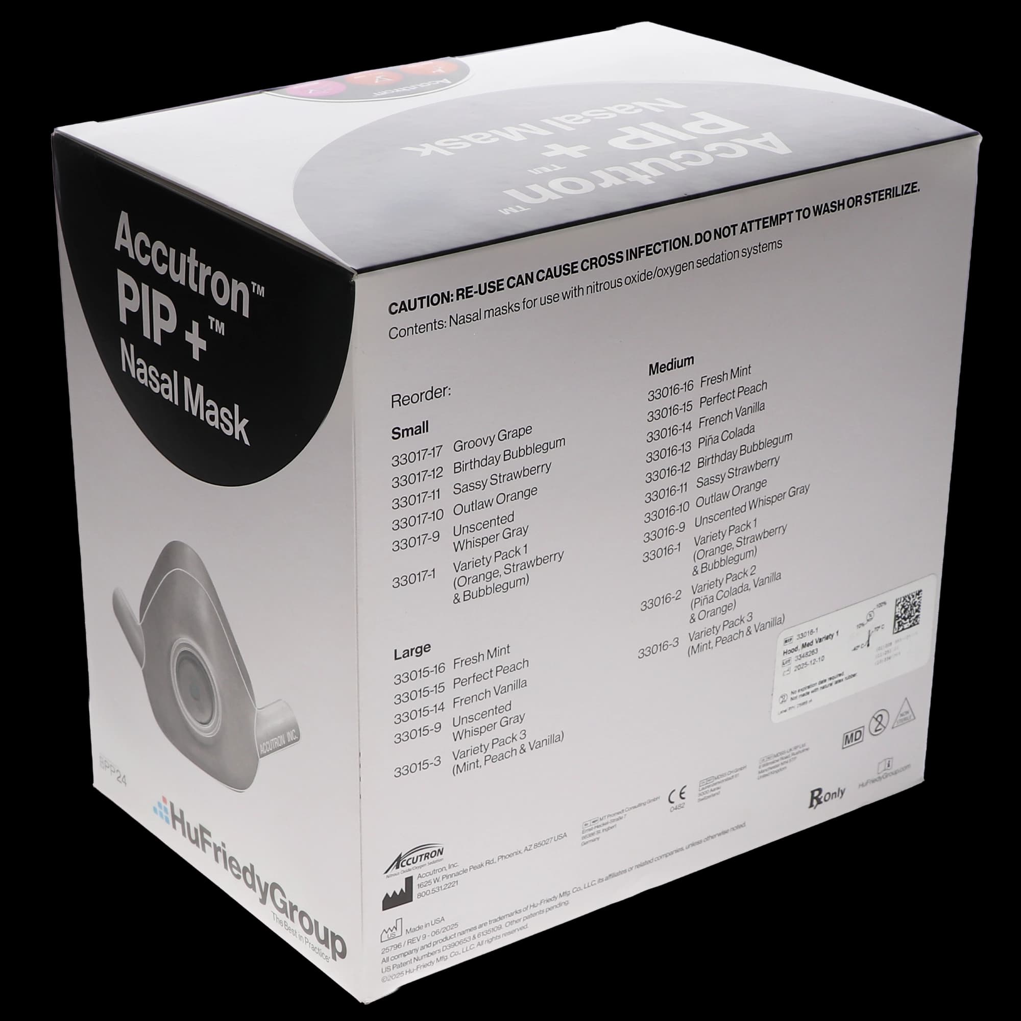 Accutron Personal Inhaler Plus+ Nasal Hoods, Medium, Variety Pack 1 (Outlaw Orange, Sassy Strawberry, Birthday Bubblegum), 24/Pk, 33016-1 thumbnail 5