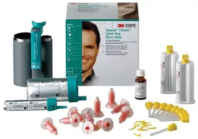 3M Imprint 3 Penta Putty VPS Impression Material Refill, Green, 2 x 300 mL Base & 2 x 60 mL Catalyst, 10771PP thumbnail 2