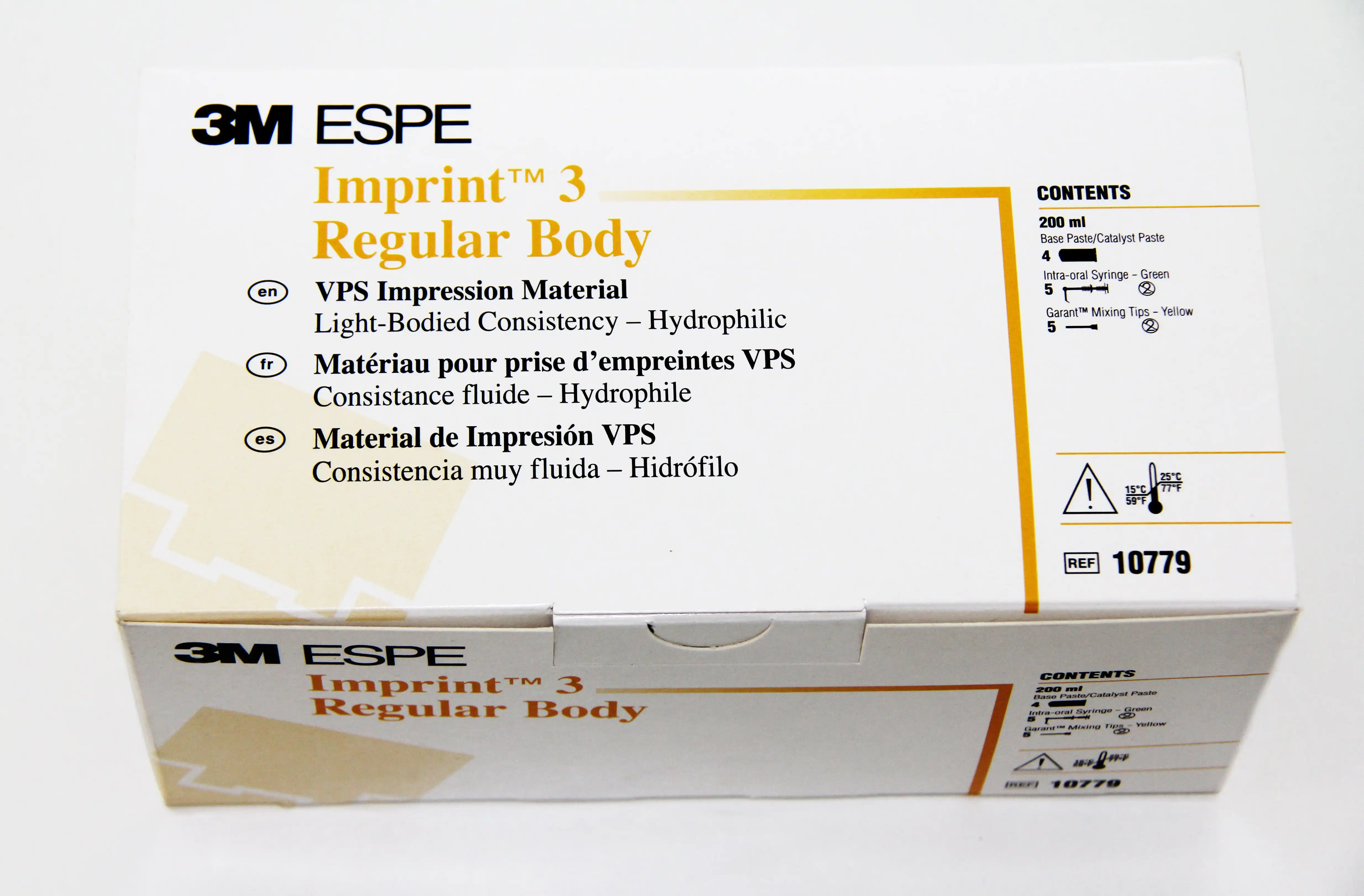 3M™ Imprint™ 3 Regular Body VPS Impression Material Refill, 4 x 50 mL Garant Cartridges, Yellow, 10779 thumbnail 2