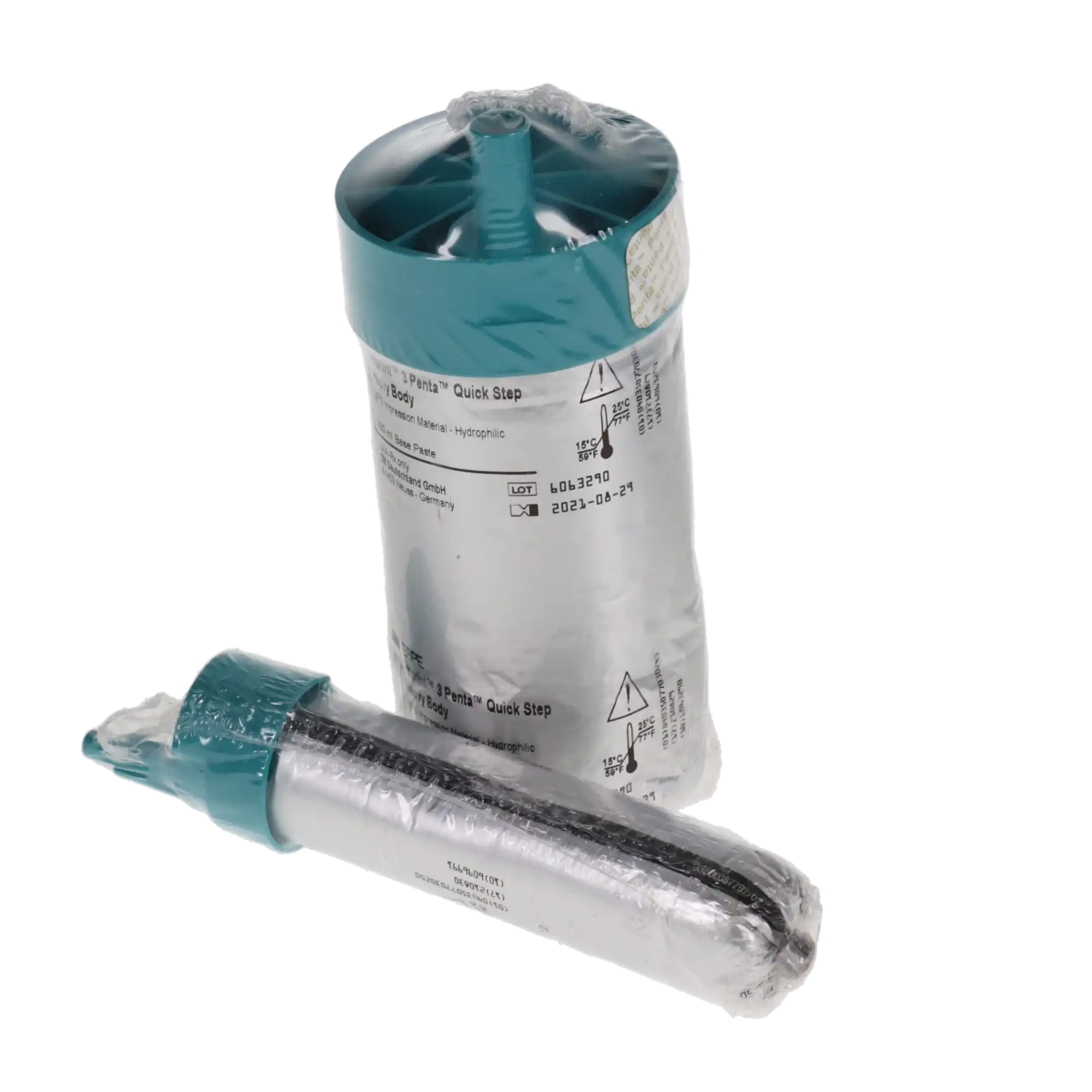 3M Imprint 3 Penta Quick Step Heavy Body VPS Impression Material Refill, 2 x 300 mL Base + 2 x 60 mL Catalyst, 10971PH thumbnail 4