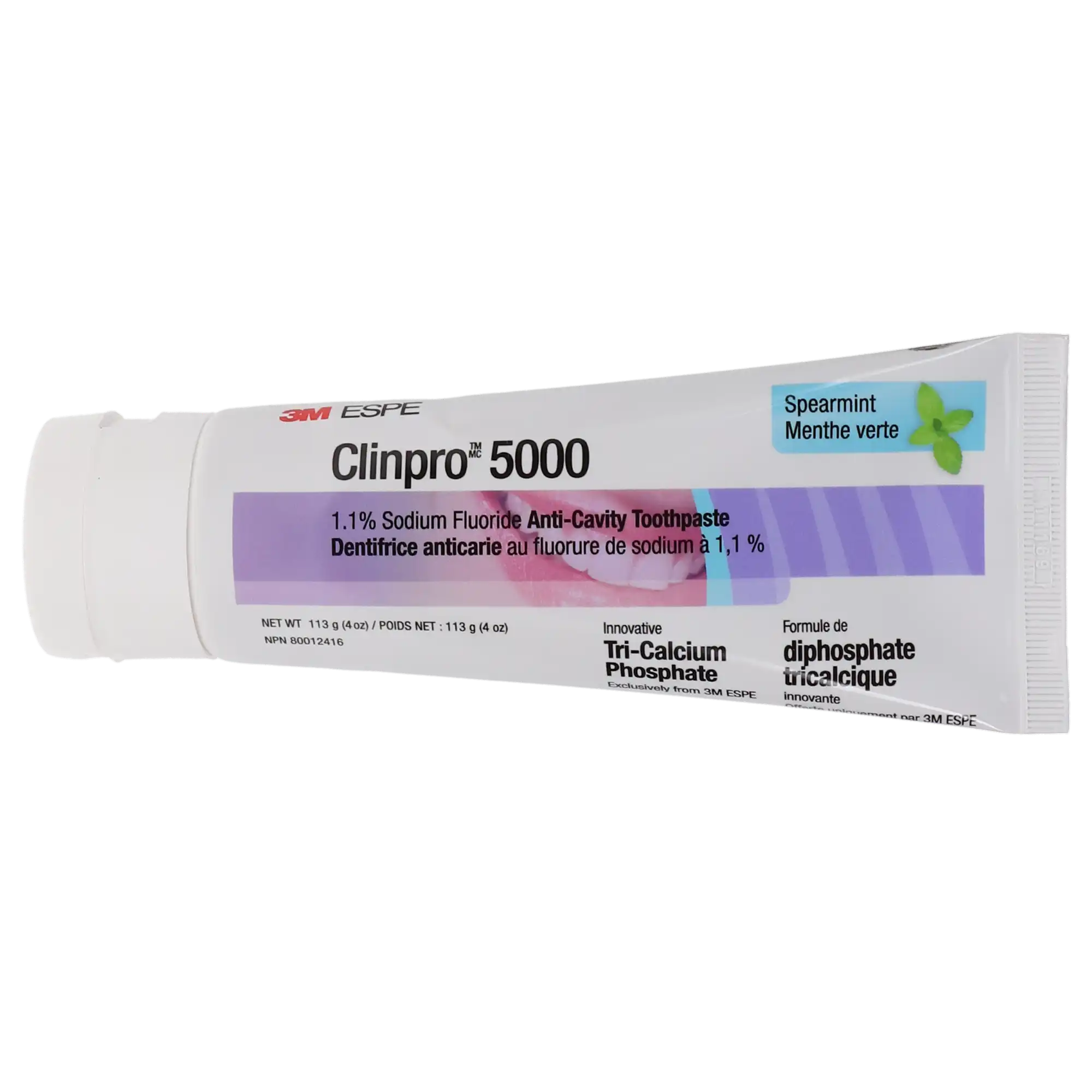 Clinpro 5000 Anti-Cavity Toothpaste, 1.1% Sodium Fluoride, 4 oz Tube, Spearmint, 1/Pk, 12215SM thumbnail 5