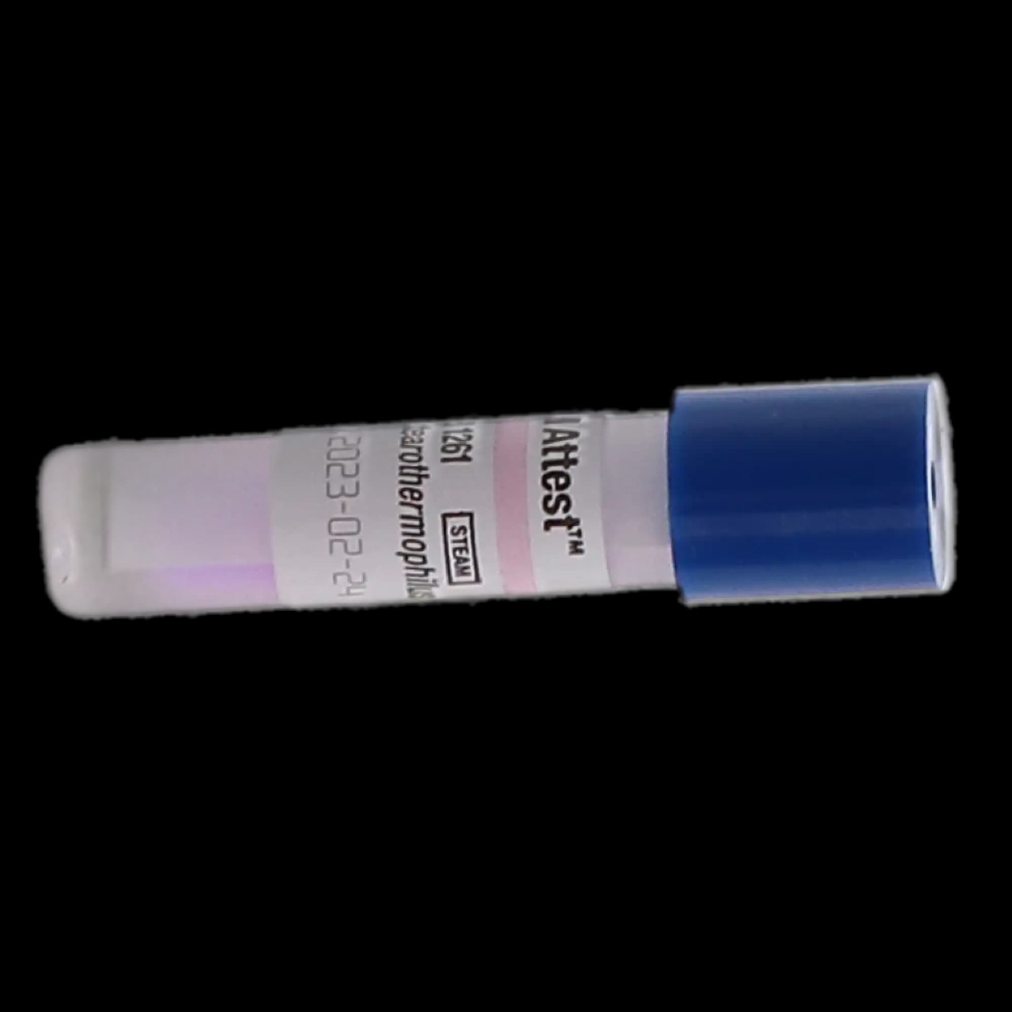 3M Attest Biological Indicator for Steam Sterilization, 270°F/132°C Gravity Displacement, 24-Hour Verification, Blue Cap, 25/Box, 1261P thumbnail 11