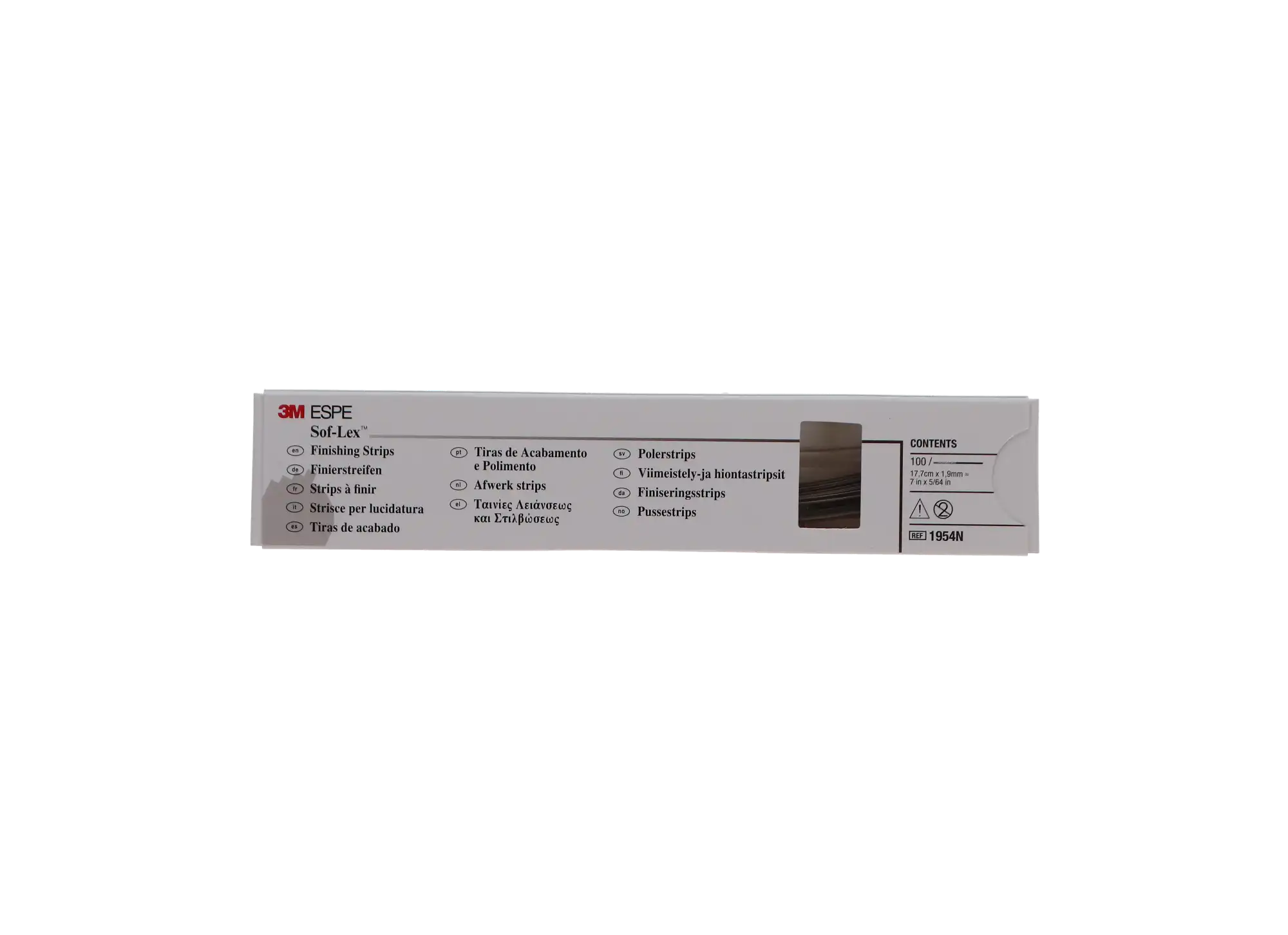 3M™ Sof-Lex™ Finishing Strips Refill, Coarse/Medium-Narrow, 7" x 5/64", 100/Box, 1954N thumbnail 9
