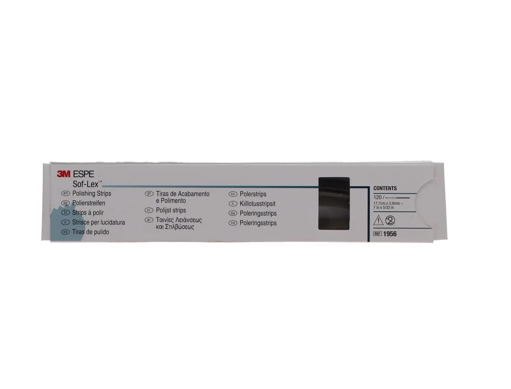 3M™ Sof-Lex™ Finishing Strips Refill, Fine/Superfine, 7" x 5/32", 120/Box, #1956 thumbnail 9