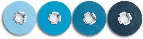3M Sof-Lex Contouring and Polishing Discs, Square Eyelet Center, 5/8" (0.625"), Superfine, Light Blue, 100/Pk, 1958SF thumbnail 5
