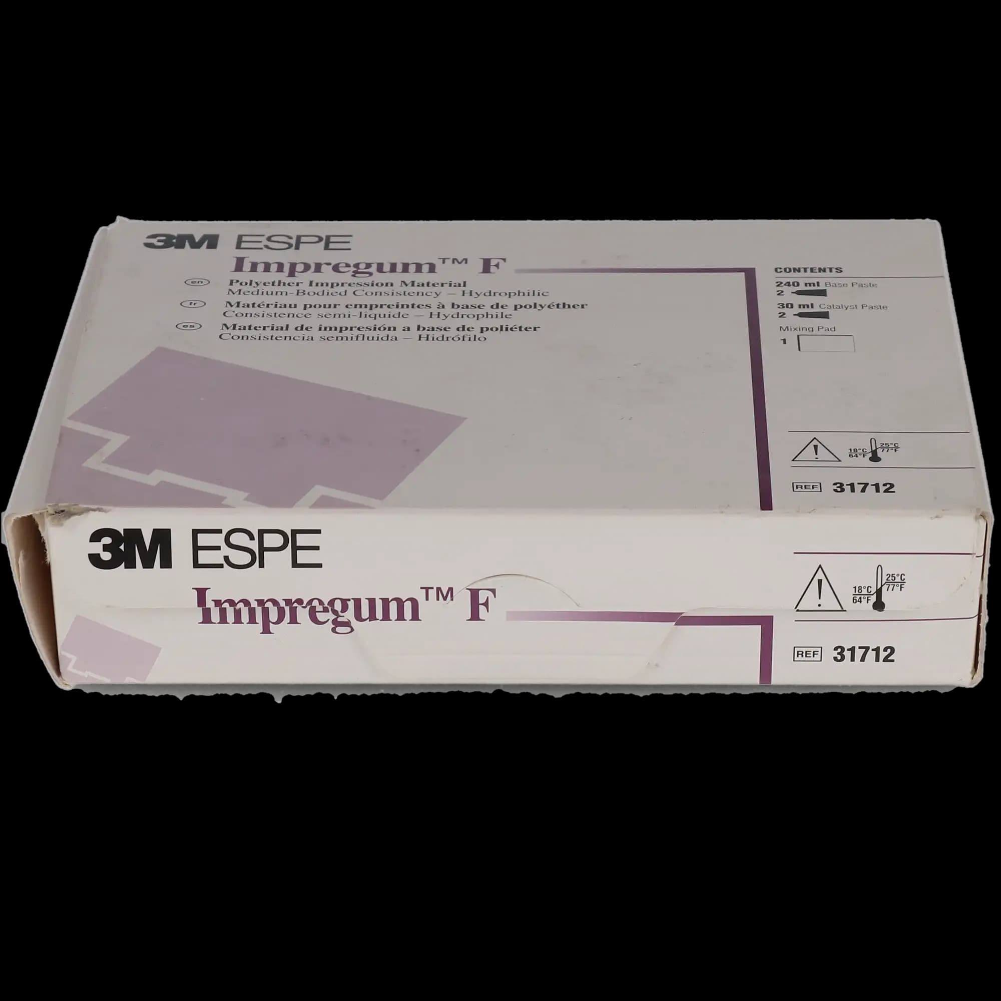 3M Impregum F Polyether Impression Material Double Pack, Medium Viscosity, Regular Set, 2 x 120 mL Base Tubes + 2 x 15 mL Catalyst Tubes + Mixing Pad, 31712 thumbnail 5