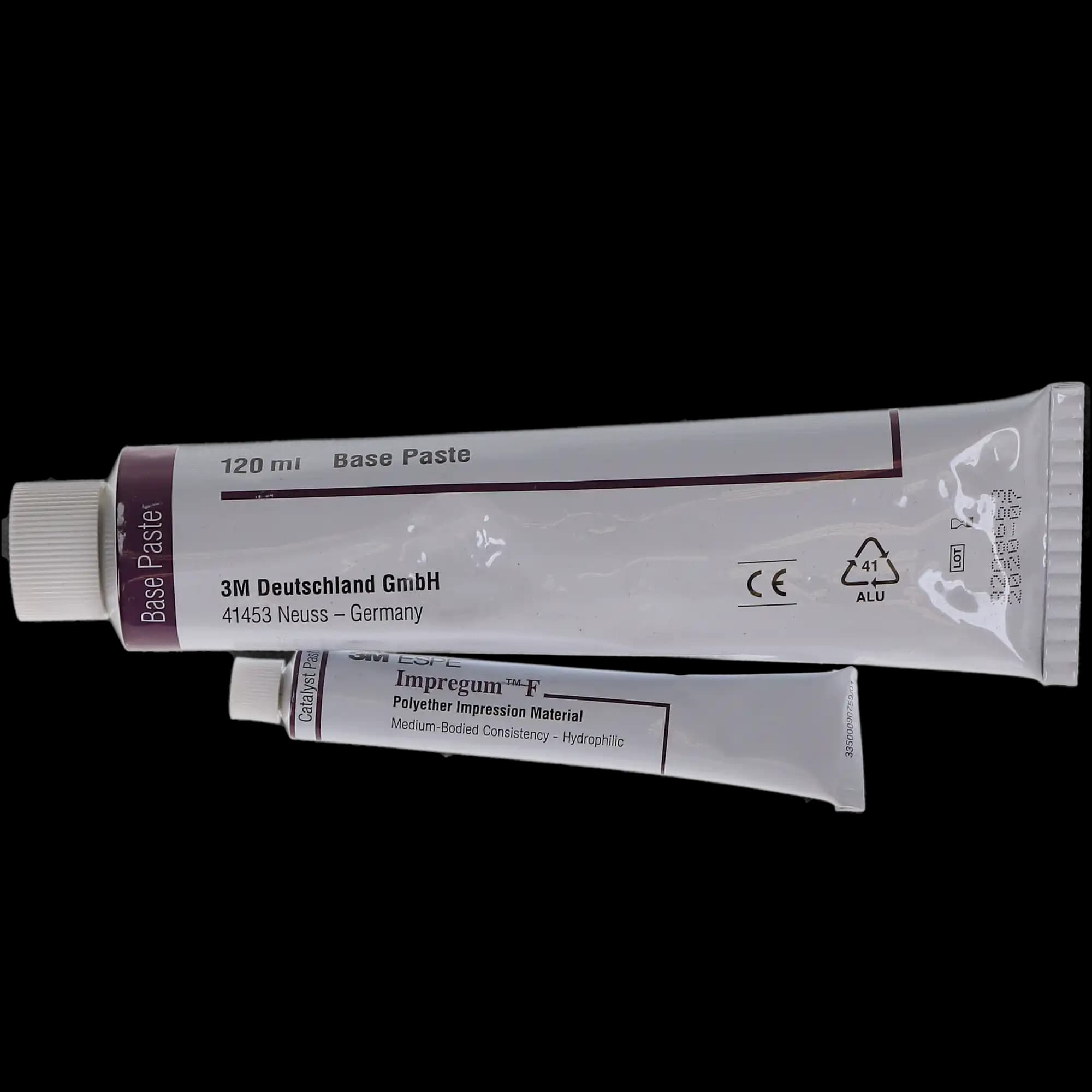3M Impregum F Polyether Impression Material Double Pack, Medium Viscosity, Regular Set, 2 x 120 mL Base Tubes + 2 x 15 mL Catalyst Tubes + Mixing Pad, 31712 thumbnail 6