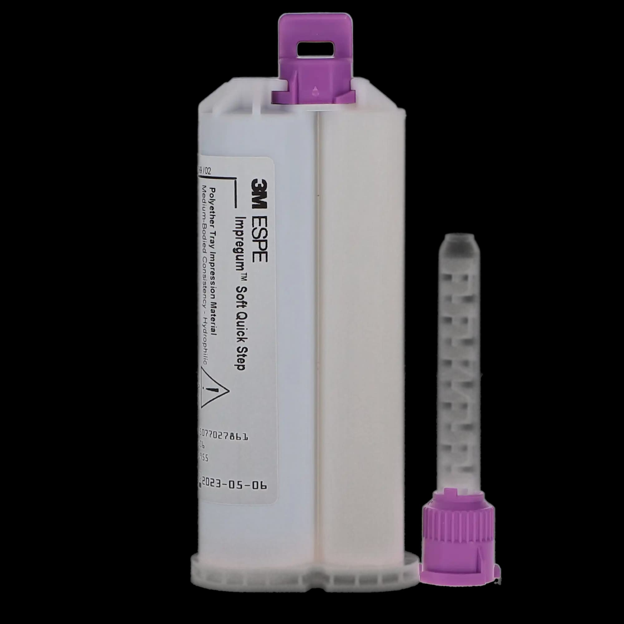 Impregum Garant Soft Quick Step Polyether Impression Material, Medium Body, Tray Refill, Mint, 4 x 50 mL Cartridges, 31788 thumbnail 6