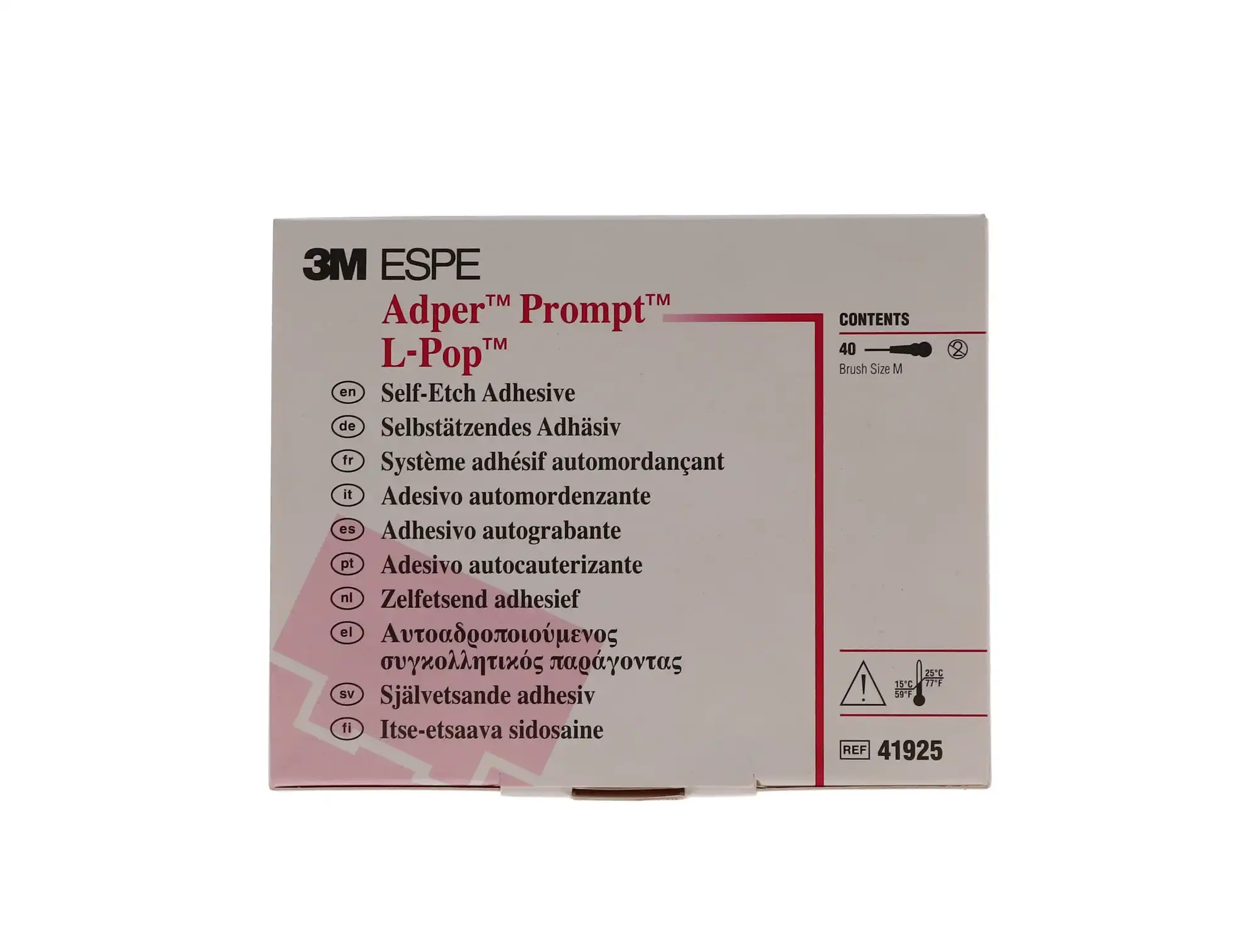 3M Adper Prompt L-Pop Self-Etch Adhesive, Unit-Dose Applicators, Refill Pack, 40/Pk, 41925 thumbnail 12