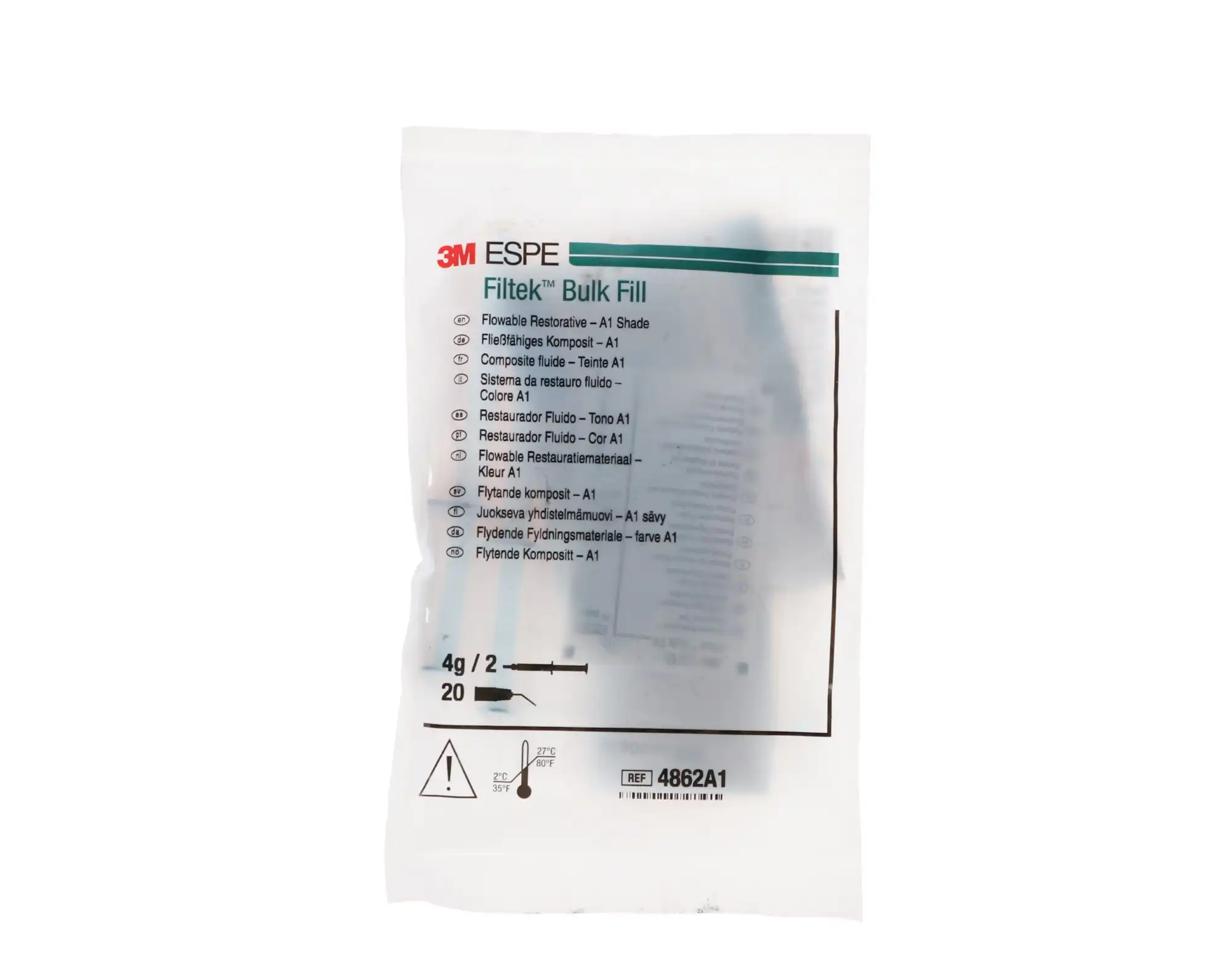 3M Filtek Bulk Fill Flowable Restorative Syringe Refill, Shade A1, 2 x 2g Syringes, 20 Tips, 4862A1 thumbnail 14
