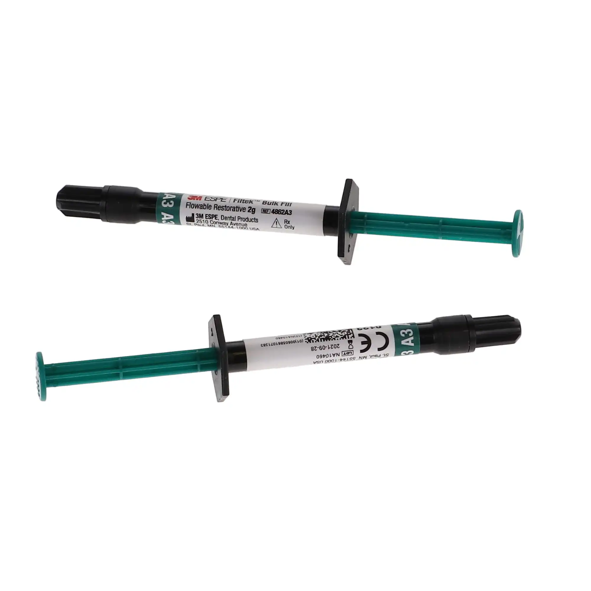 3M Filtek Bulk Fill Flowable Restorative Syringe Refill, Shade A3, 2 x 2g Syringes, 20 Tips, 4862A3 thumbnail 11
