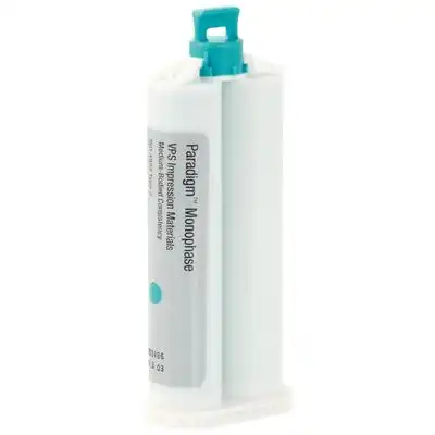 Solventum Paradigm VPS Monophase Impression Material, Regular Set, Royal Blue, 50 ml Cartridges, 2/Pk, 5312 thumbnail 2