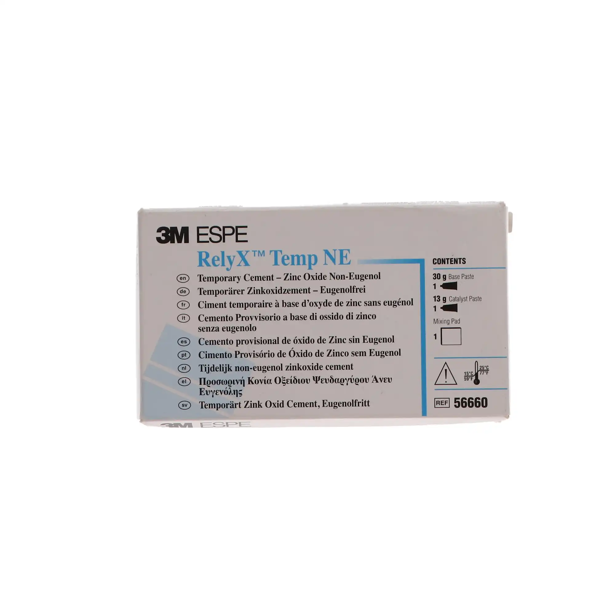 Solventum™ RelyX™ Temp NE Temporary Cement – Zinc Oxide Non-Eugenol, Refill Kit (36 g Base, 16 g Catalyst, Mixing Pad), 56660 thumbnail 10