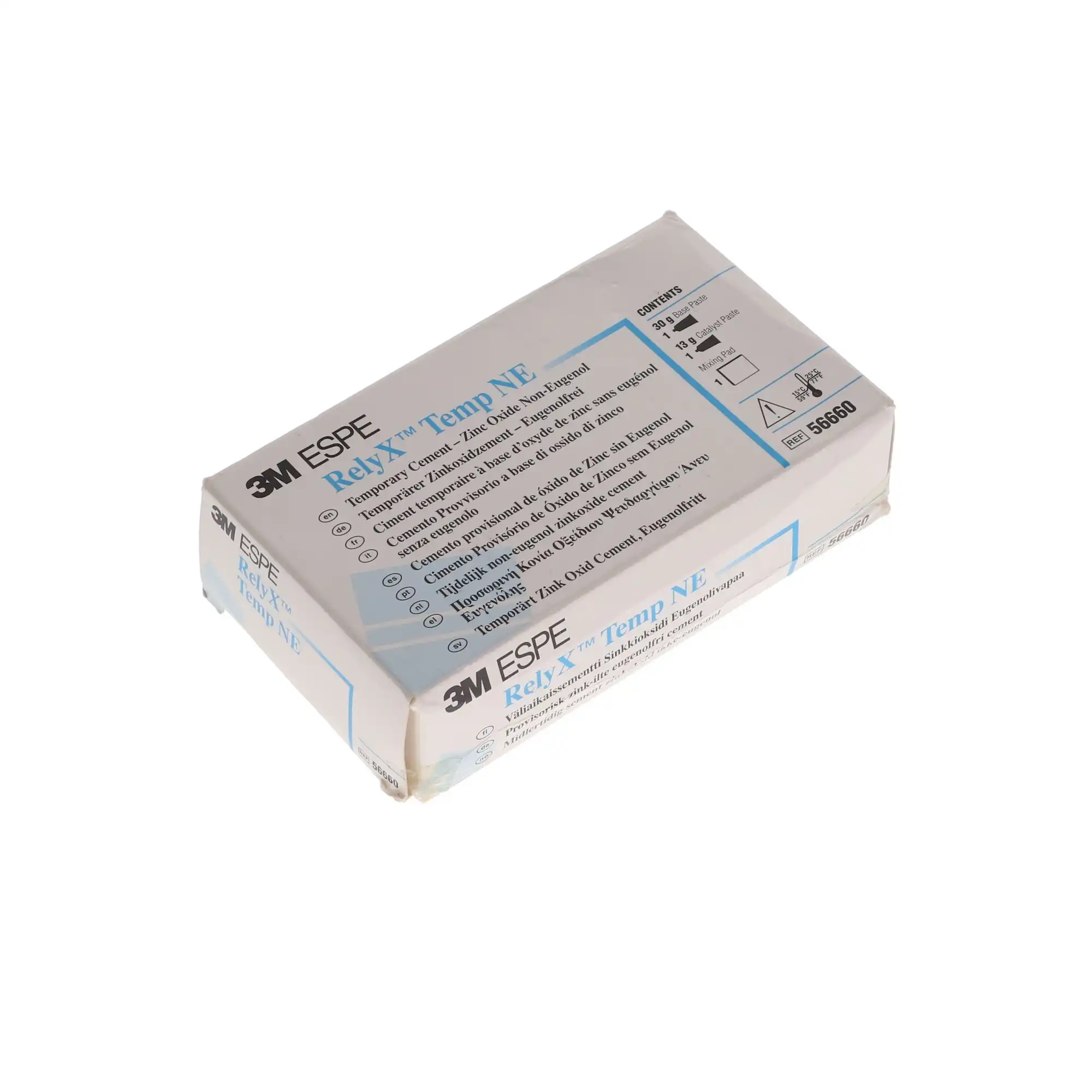 Solventum™ RelyX™ Temp NE Temporary Cement – Zinc Oxide Non-Eugenol, Refill Kit (36 g Base, 16 g Catalyst, Mixing Pad), 56660 thumbnail 11