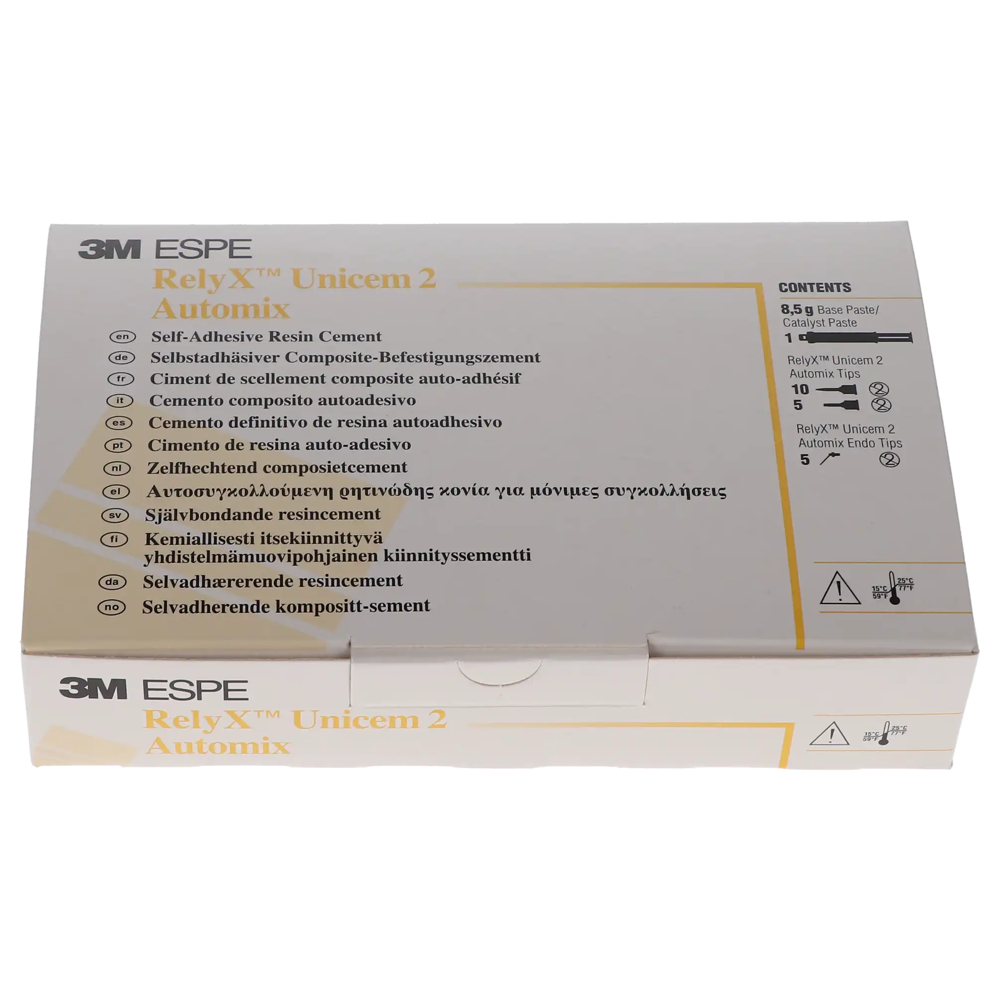 3M™ RelyX™ Unicem 2 Automix Self-Adhesive Resin Cement, Translucent Shade, 8.5g Syringe Refill, 56848 thumbnail 13