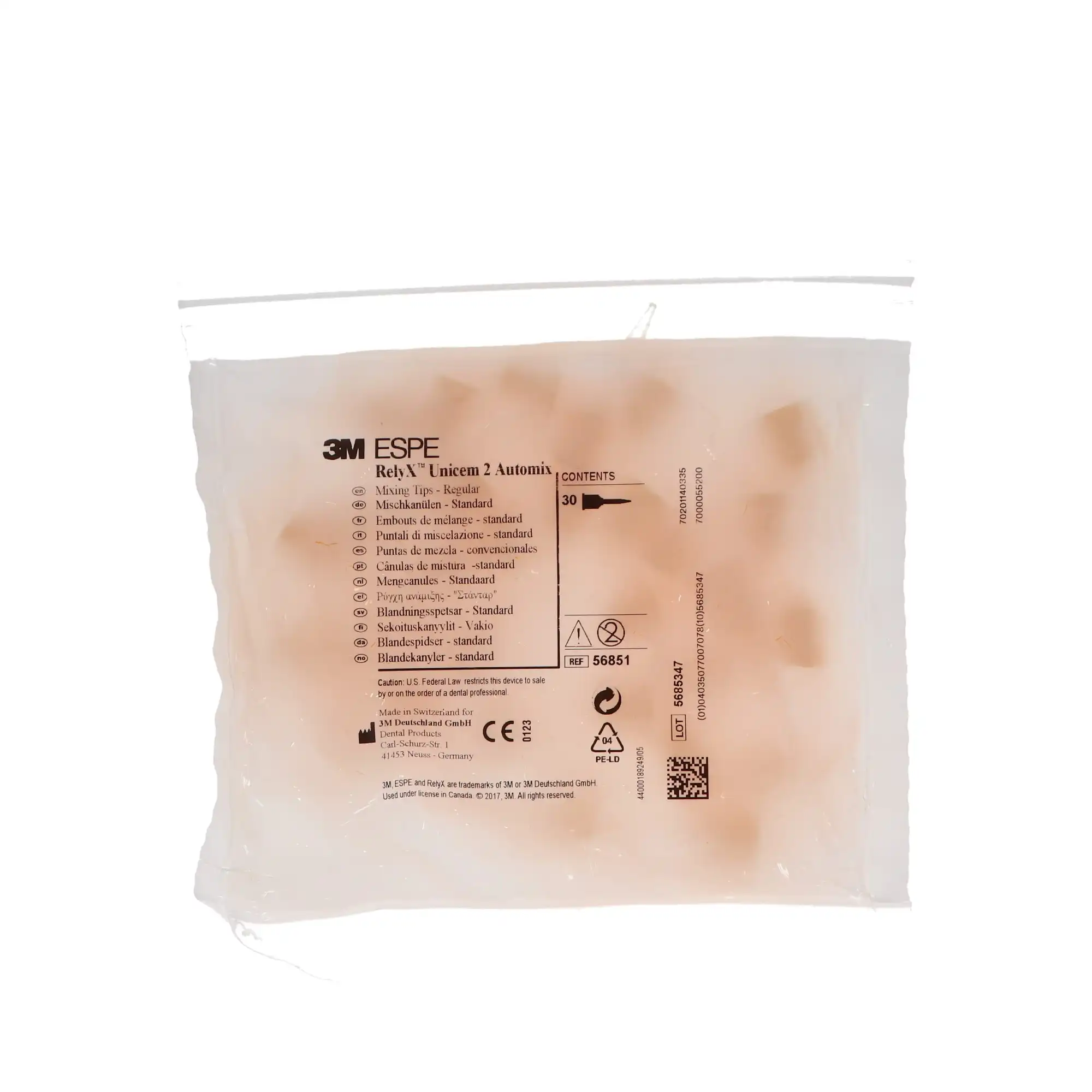 3M RelyX Unicem 2 Automix Mix Tips (Regular) Refill, 30/Pk, 56851 thumbnail 7