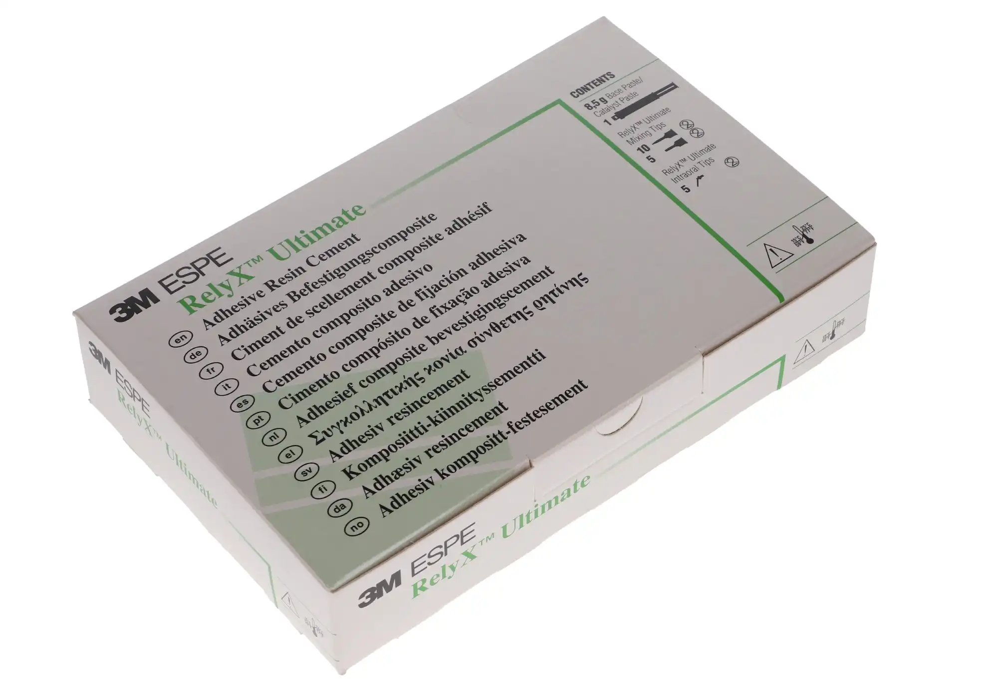 3M RelyX Ultimate Adhesive Resin Cement Refill, Translucent, 8.5 g Syringe, 1/Pk, 56890 thumbnail 11