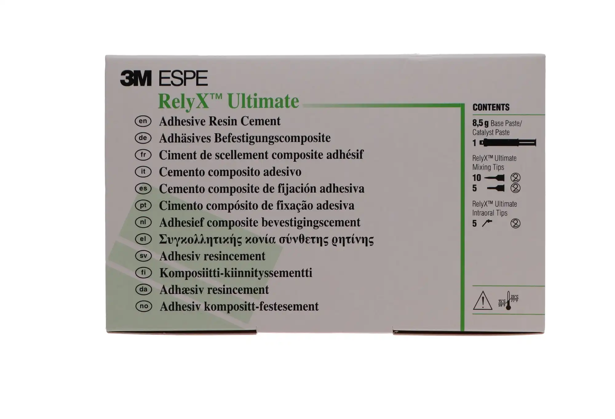 3M RelyX Ultimate Adhesive Resin Cement Refill, Translucent, 8.5 g Syringe, 1/Pk, 56890 thumbnail 12