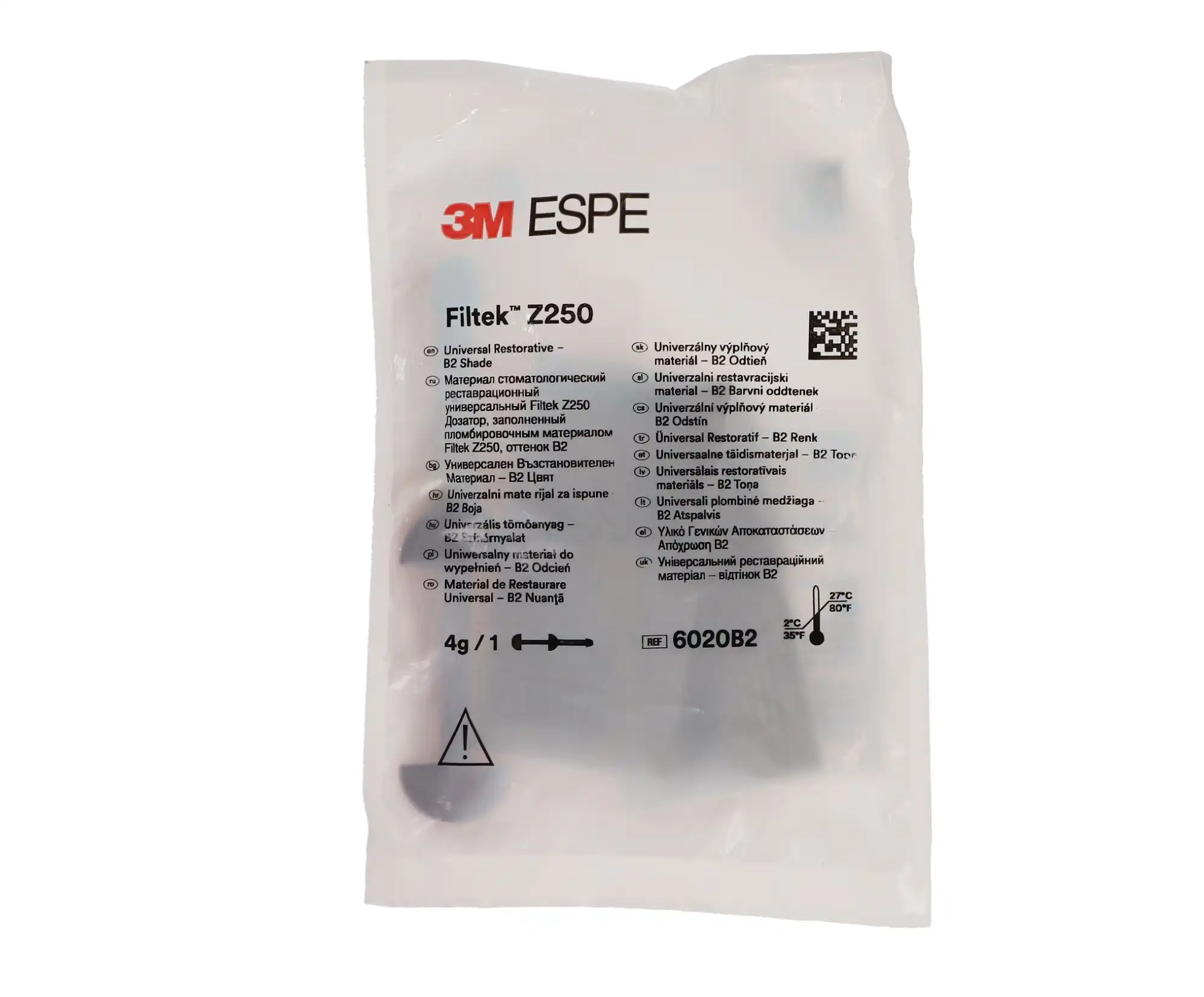 3M Filtek Z250 Universal Restorative Composite, Syringe Refill, 4 g, Shade B2, 1/Pk, 6020B2 thumbnail 9