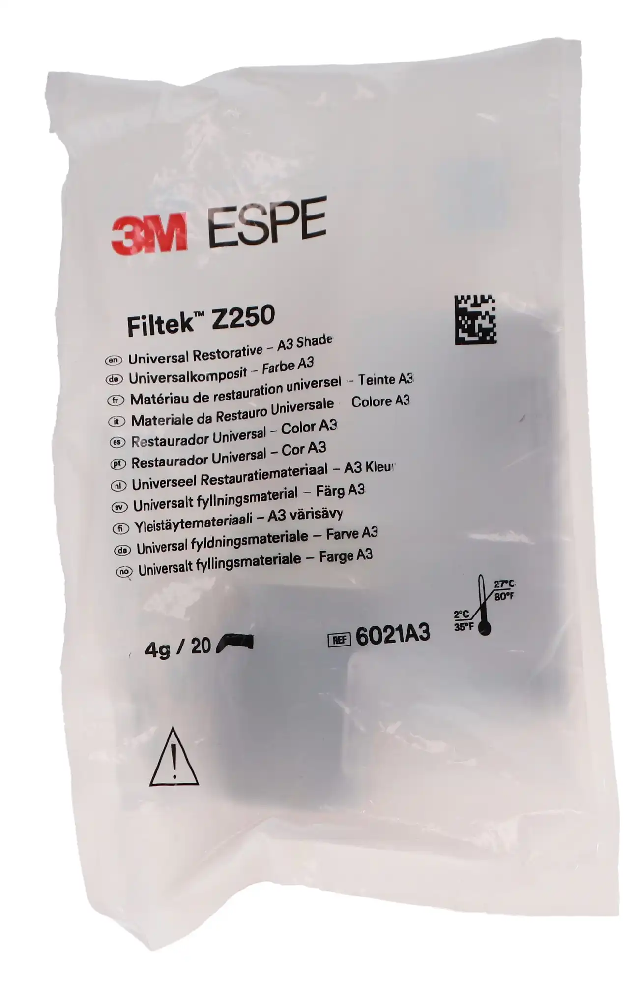 3M Filtek Z250 Universal Restorative Capsules, Shade A3, 0.2 g, 20/Box, 6021A3 thumbnail 10