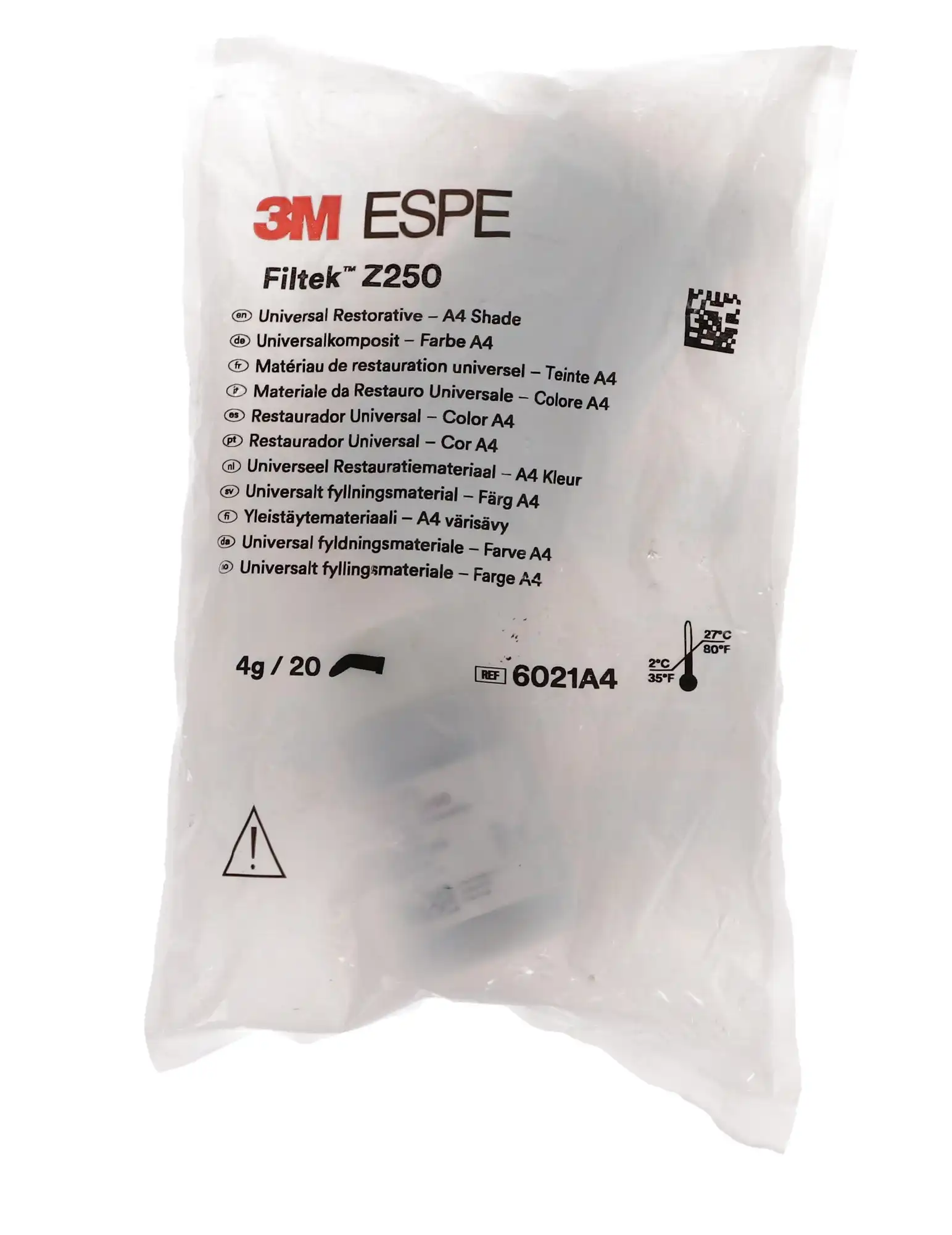 3M Filtek Z250 Universal Restorative Capsule Refill, Shade A4, 0.2 g, 20/Box, 6021A4 thumbnail 10