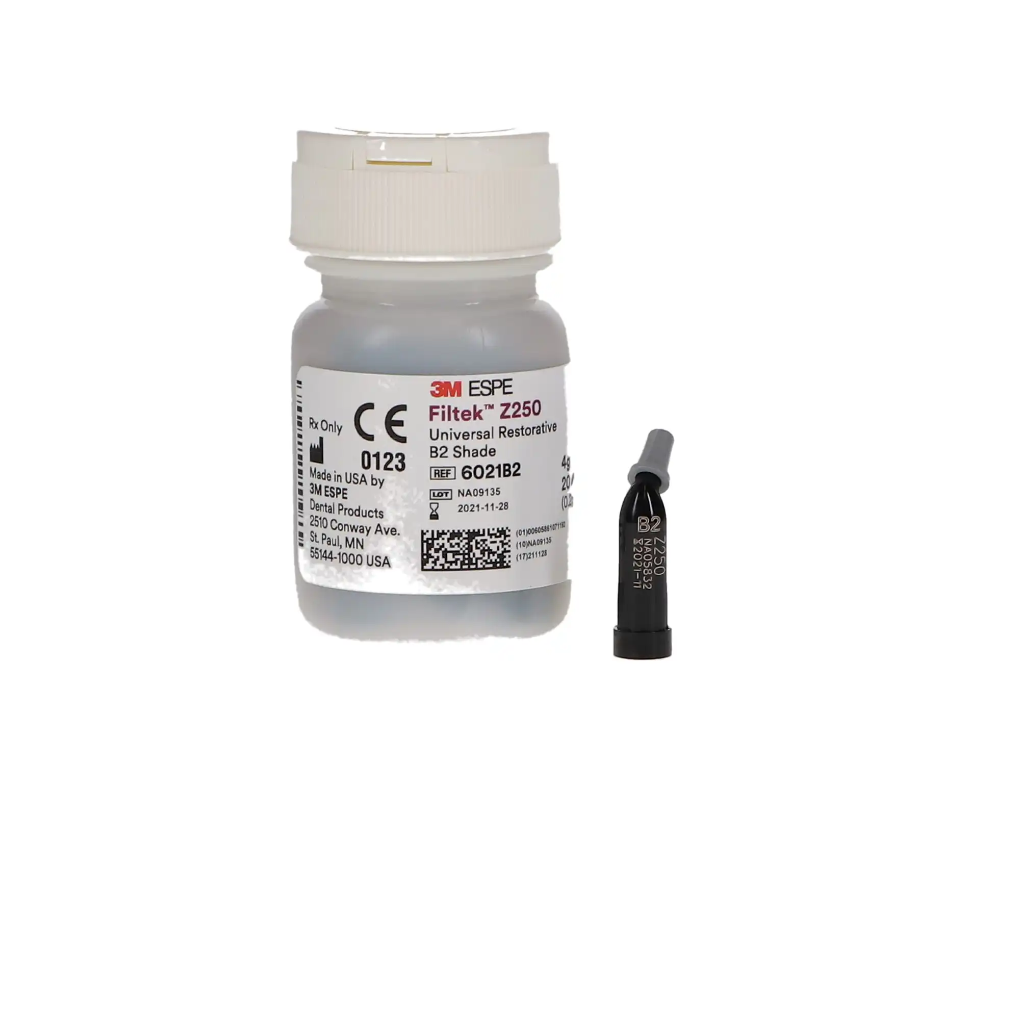 3M Filtek Z250 Universal Restorative Capsule Refill, Shade B2, 0.2 g, 20/Pkg, 6021B2 thumbnail 9