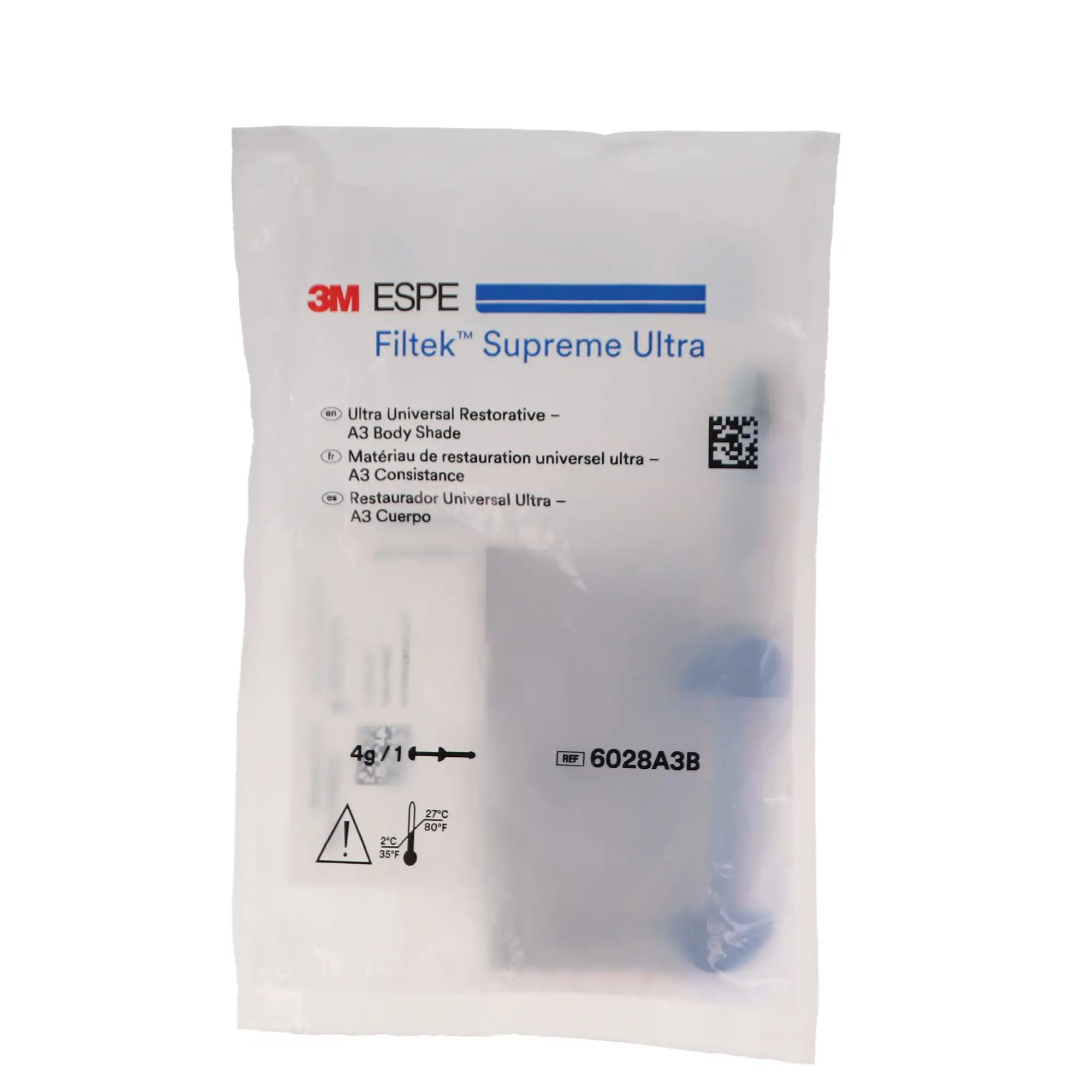 Filtek Supreme Ultra Universal Restorative, Syringe Refill, 4 g, Body Shade A3, 1/Pk, 7018A3B thumbnail 5