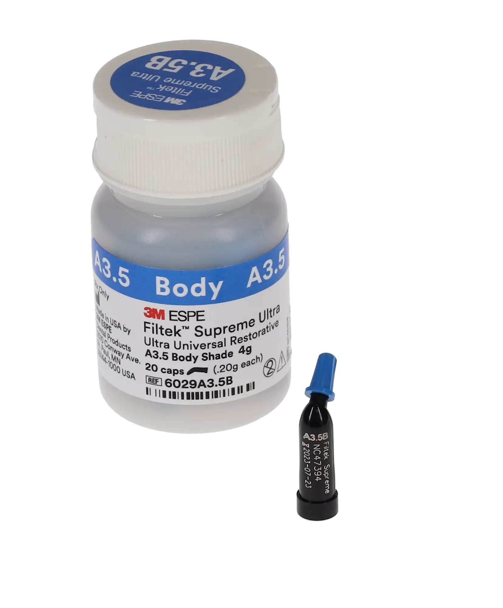 Filtek Supreme Ultra Universal Restorative, Capsule Refill, 0.2 g, Body Shade A3.5, 20/Pk, 7019A3.5B thumbnail 3