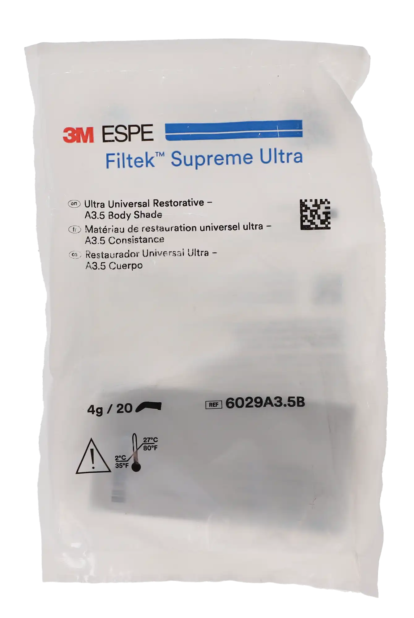 Filtek Supreme Ultra Universal Restorative, Capsule Refill, 0.2 g, Body Shade A3.5, 20/Pk, 7019A3.5B thumbnail 4