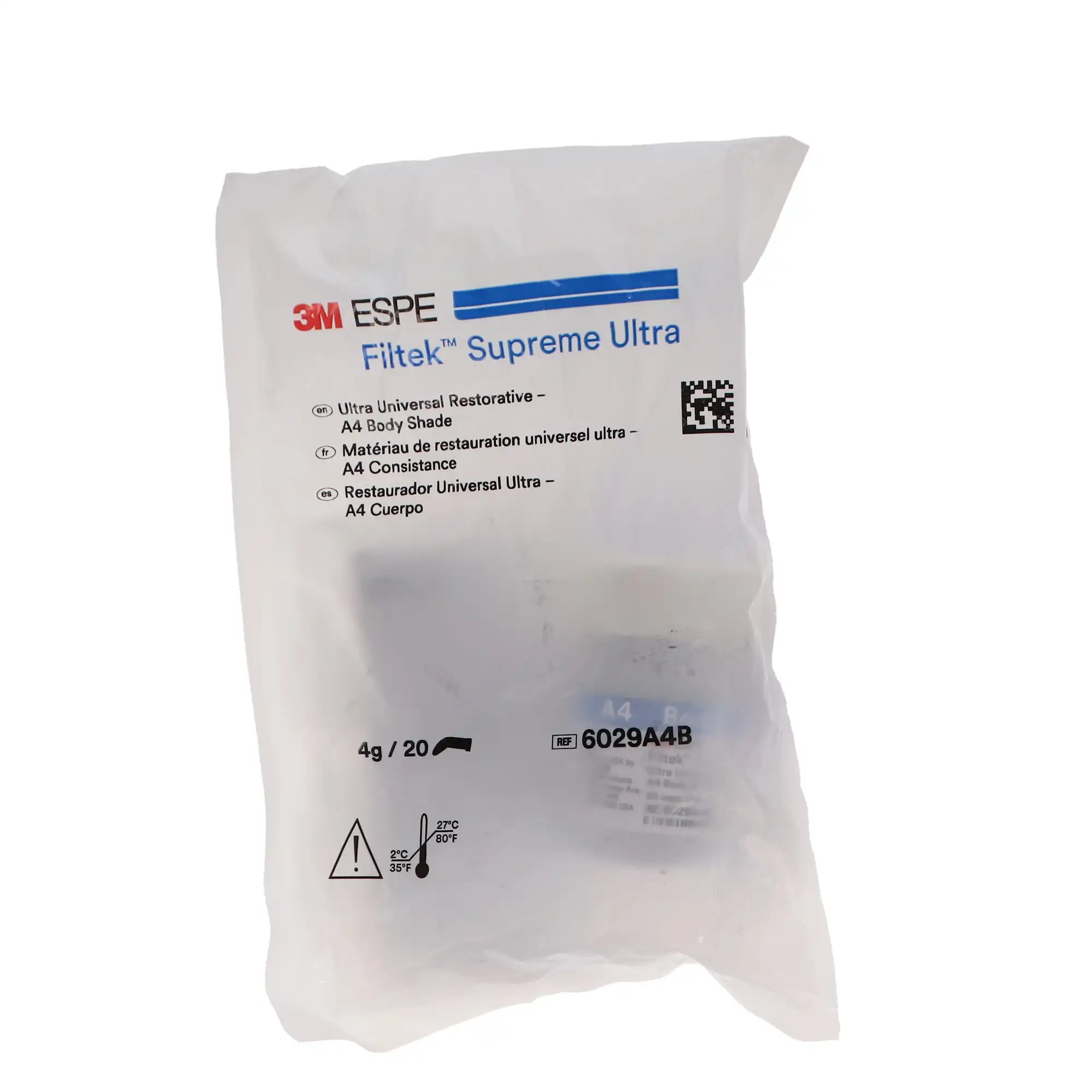 Filtek Supreme Ultra Universal Restorative, Capsule Refill, 0.2 g, Body Shade A4, 20/Pk, 7019A4B thumbnail 5