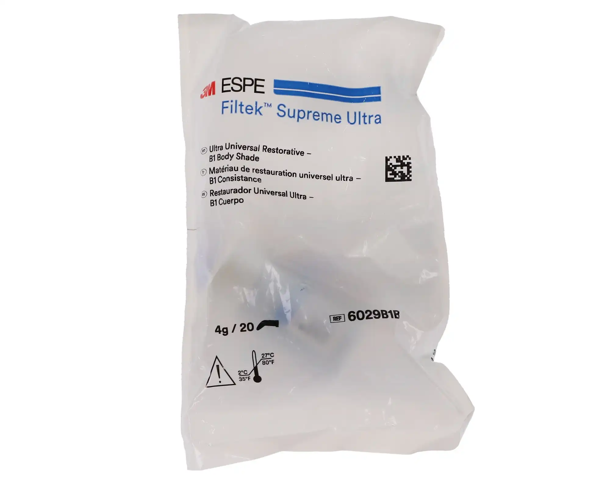 Filtek Supreme Ultra Universal Restorative, Capsule Refill, 0.2 g, Body Shade B1, 20/Pk, 7019B1B thumbnail 5