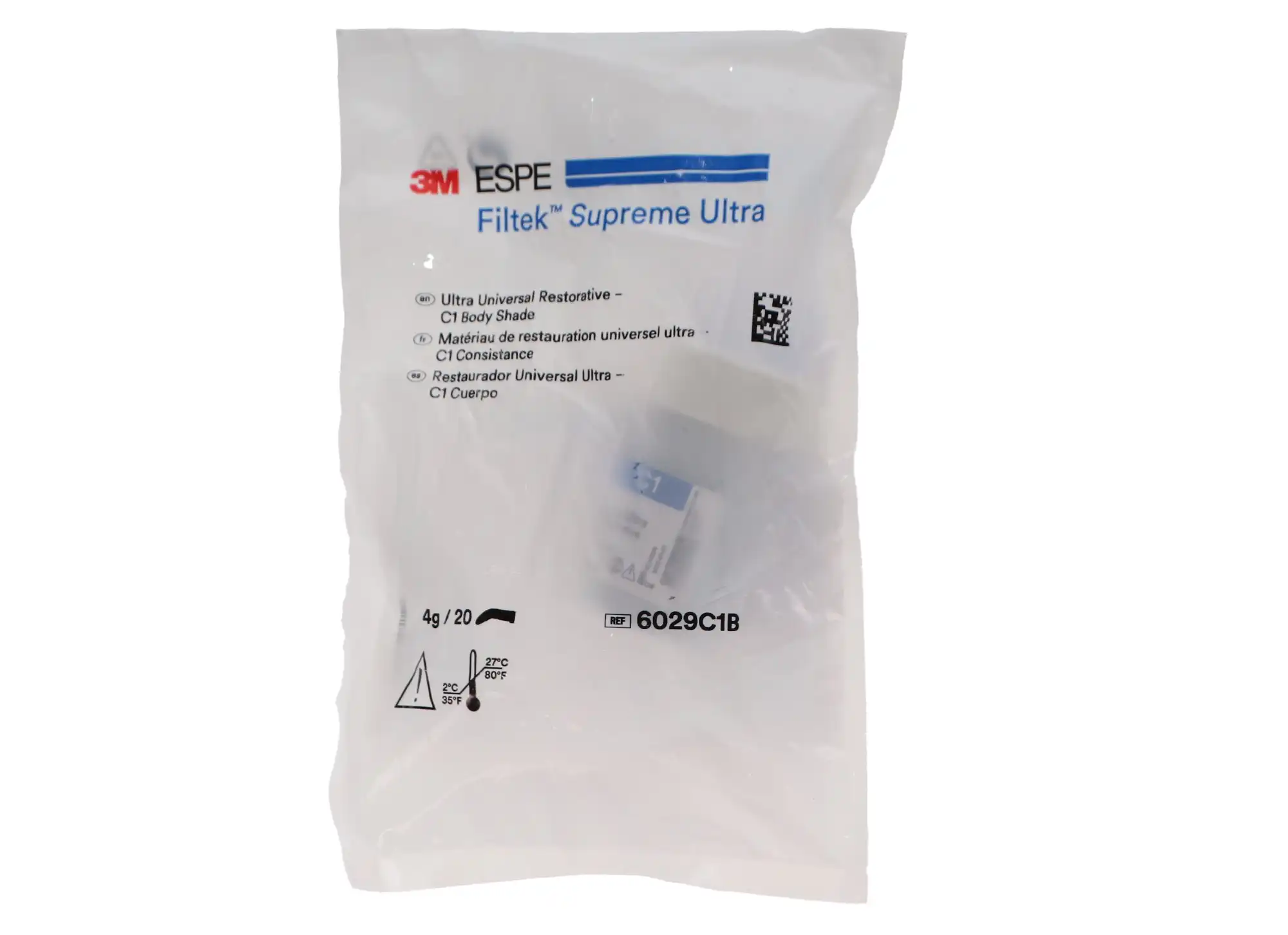 3M Filtek Supreme Ultra Universal Restorative Capsules, C1 Body Shade, 0.2 g, 20/Pk, 6029C1B thumbnail 9