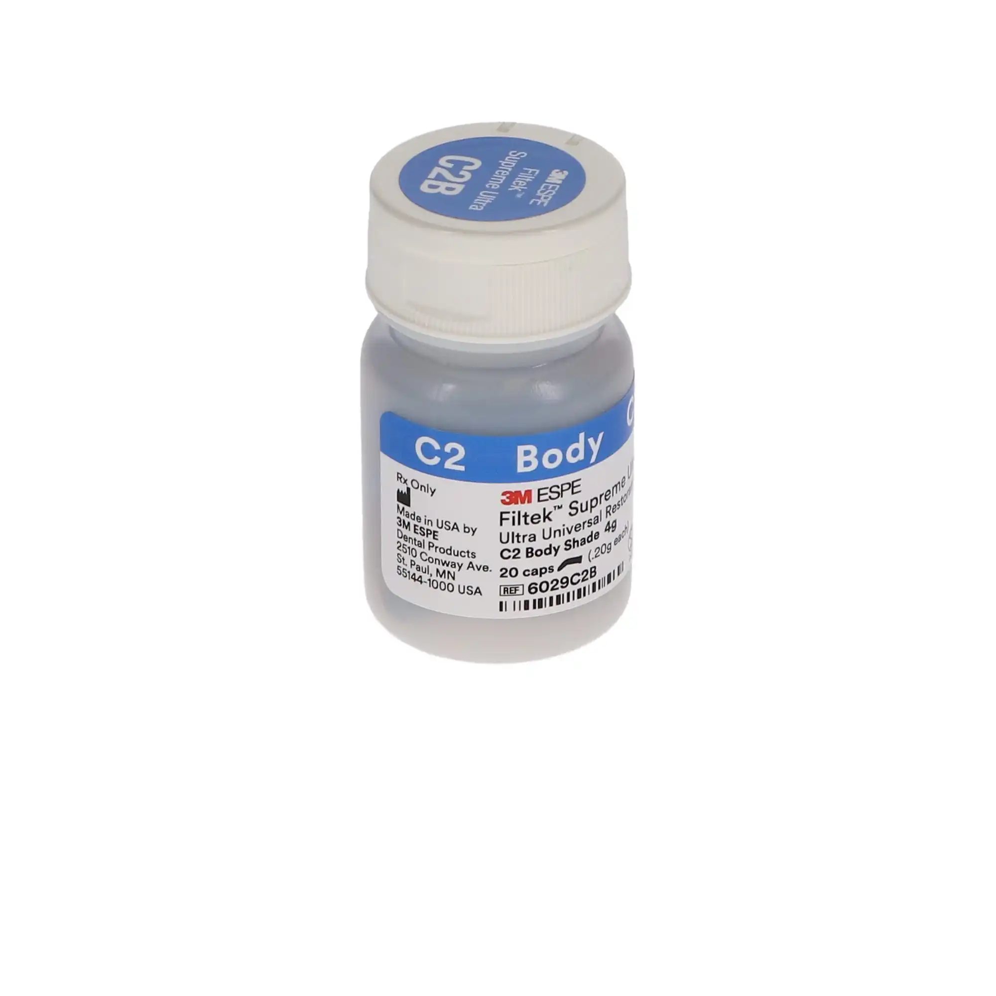 3M Filtek Supreme Ultra Universal Restorative, Capsule Refill, 0.2 g, Body Shade C2B, 20/Pack, 6029C2B thumbnail 8