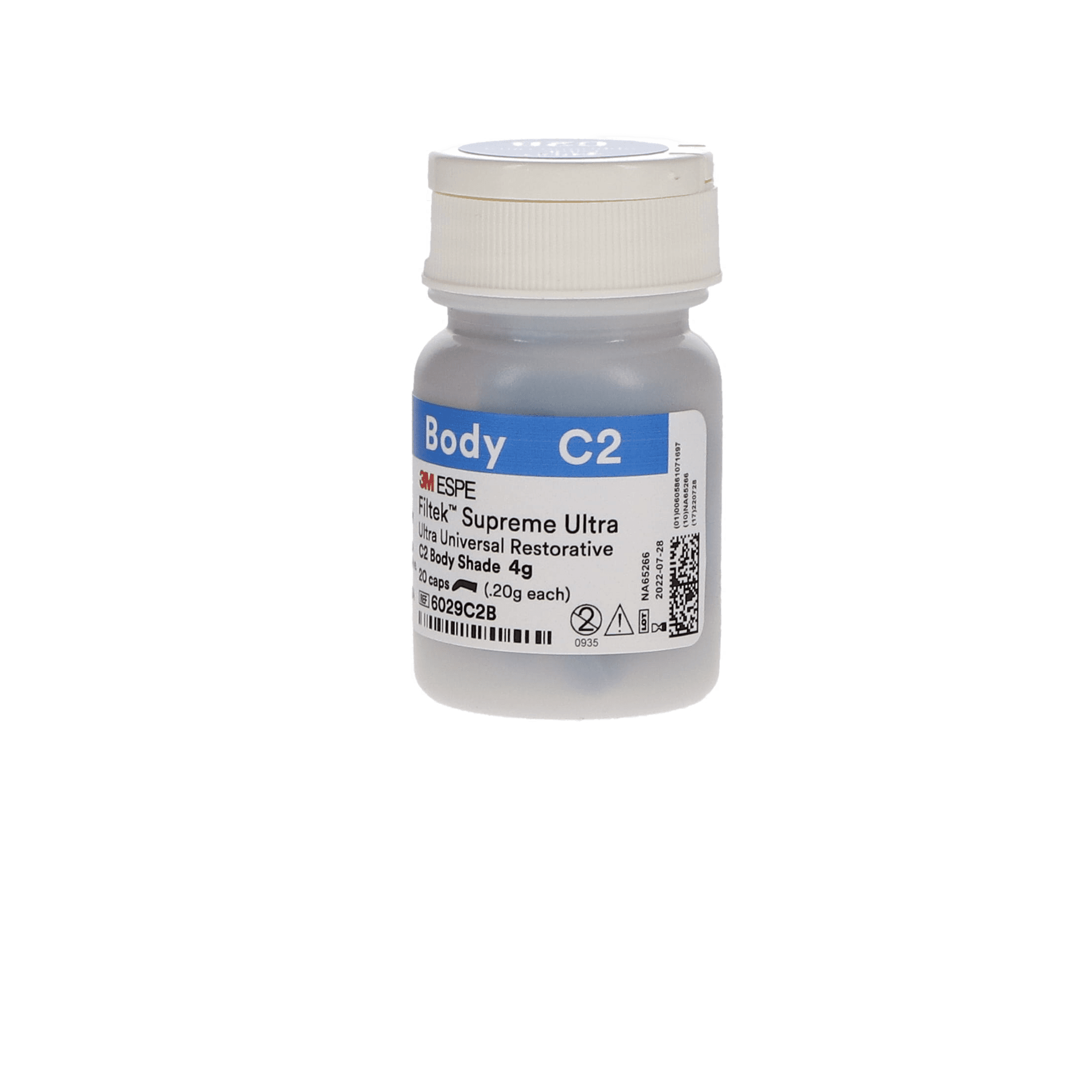 3M Filtek Supreme Ultra Universal Restorative, Capsule Refill, 0.2 g, Body Shade C2B, 20/Pack, 6029C2B thumbnail 7