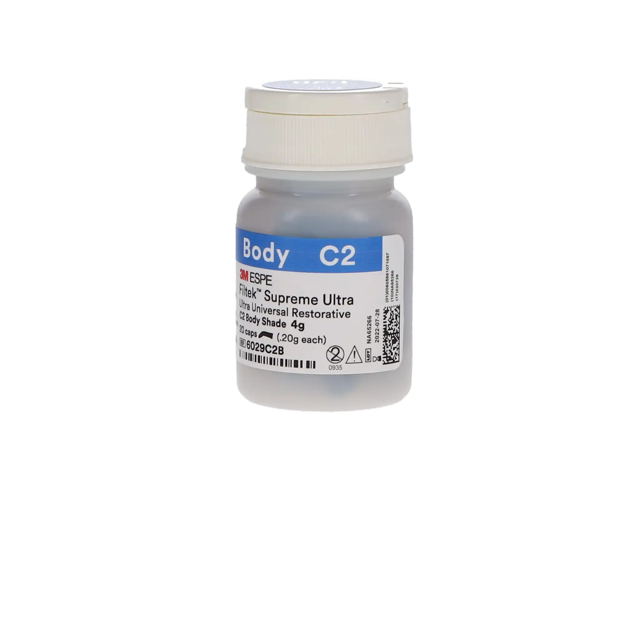 3M Filtek Supreme Ultra Universal Restorative, Capsule Refill, 0.2 g, Body Shade C2B, 20/Pack, 6029C2B thumbnail 12