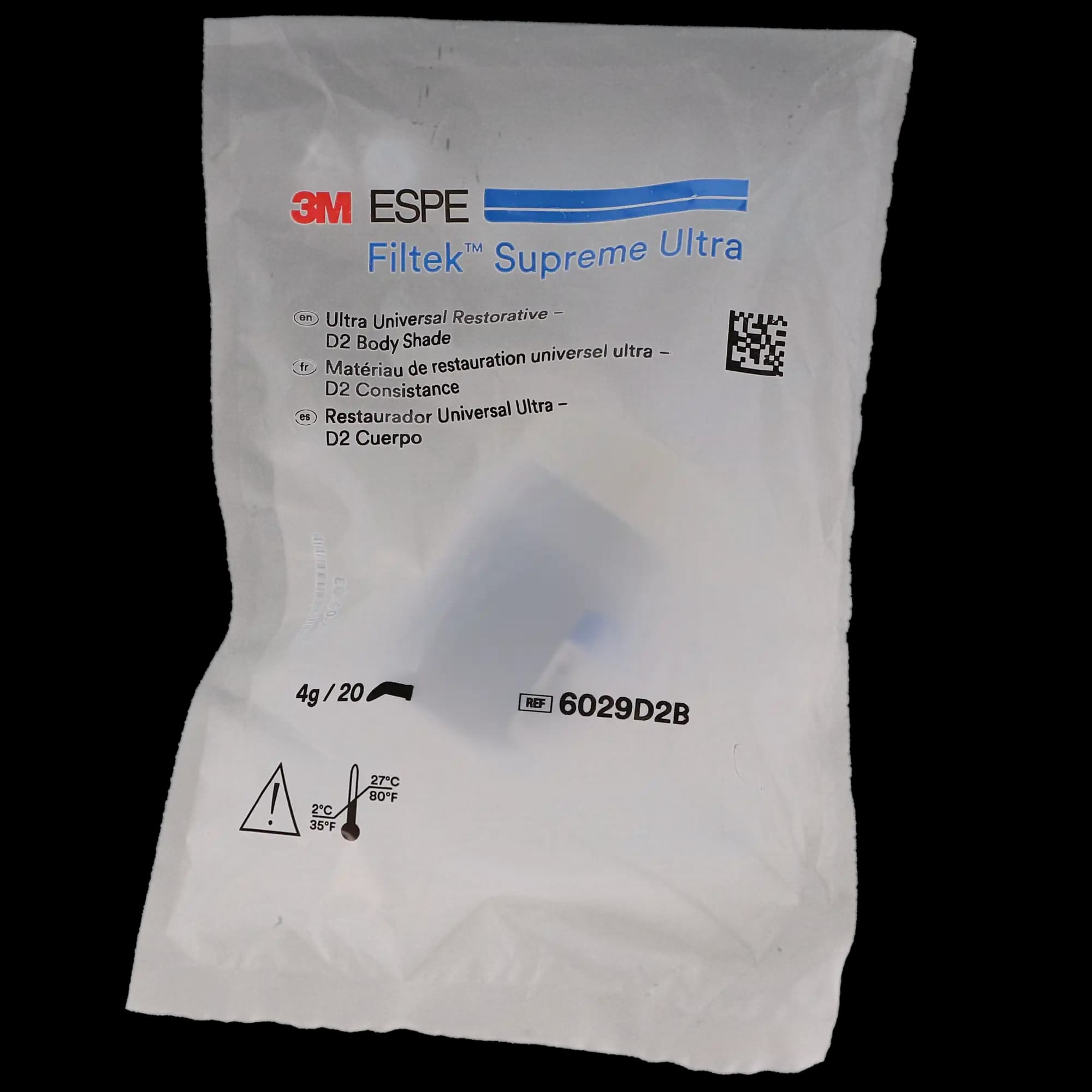 3M Filtek Supreme Ultra Universal Restorative, D2 Body Shade, 0.2 g Capsules, 20/Pack, 6029D2B thumbnail 10