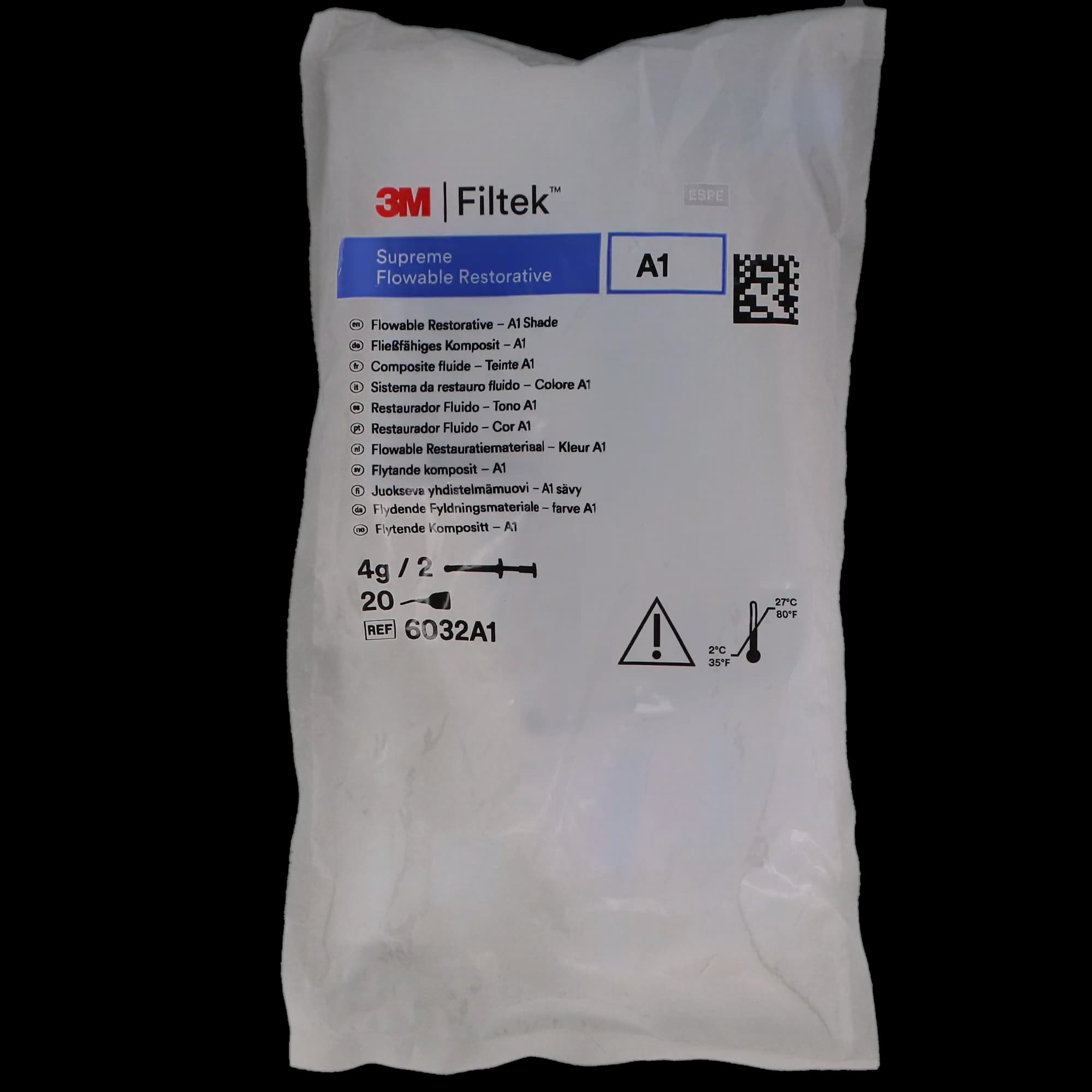 Filtek Supreme Ultra Flowable Composite, Syringe Refill, 2 g, Shade A1, 2/Pk, 7032A1 thumbnail 4