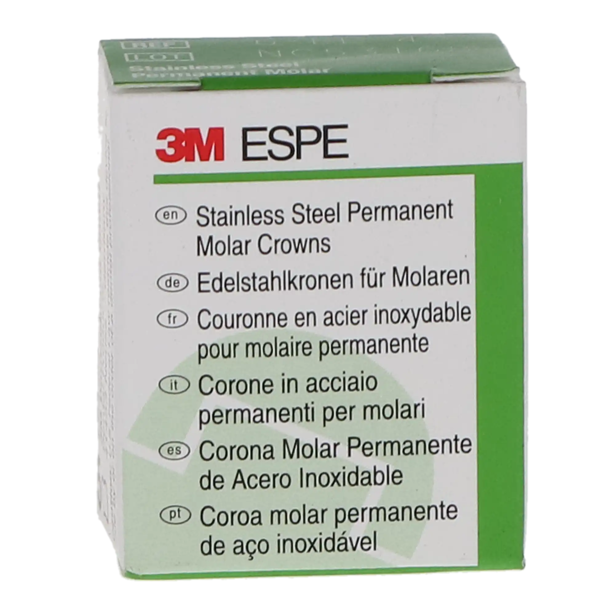 3M™ ESPE™ Stainless Steel Permanent Molar Crown, Size 6LL4, Lower Left First Permanent Molar, Box of 5 thumbnail 10