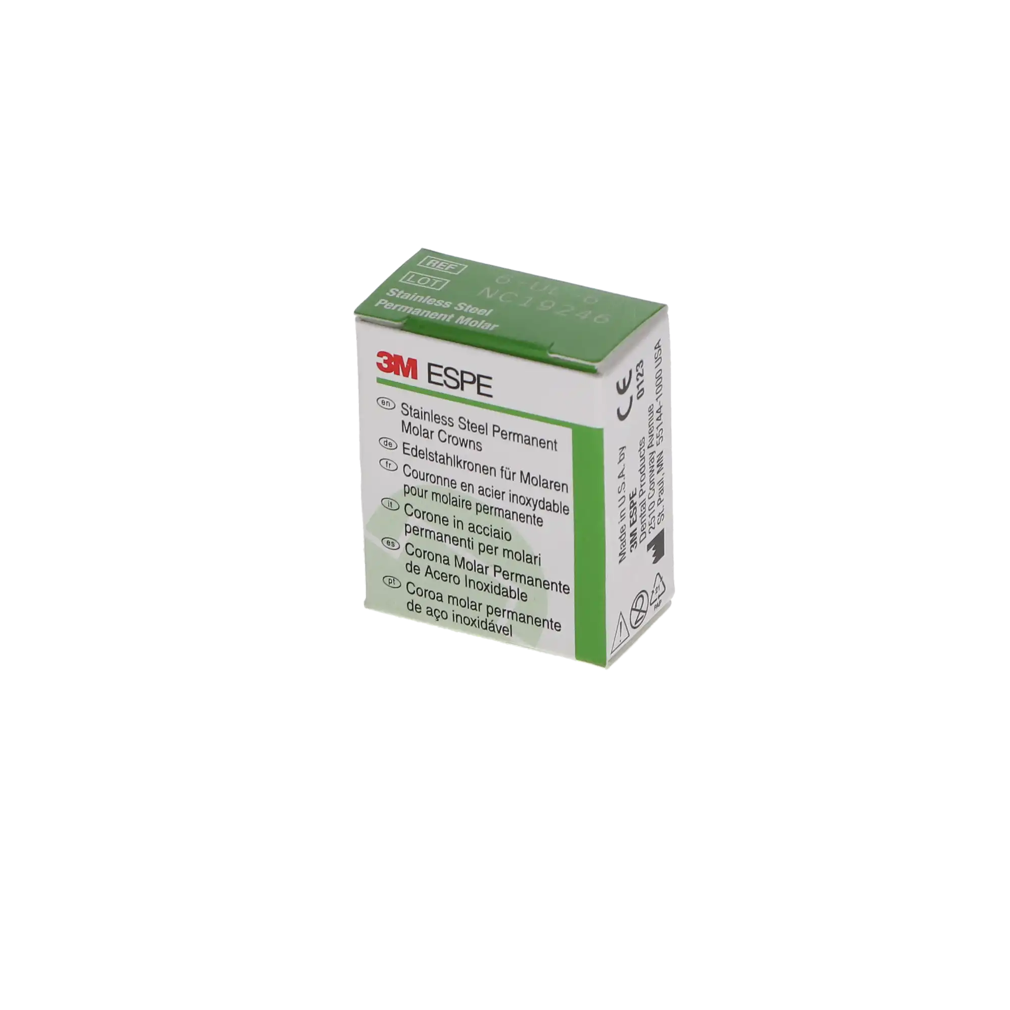 3M™ ESPE™ Stainless Steel Permanent Molar Crown, Size 6UL6, Upper Left First Permanent Molar, 5/Box thumbnail 10