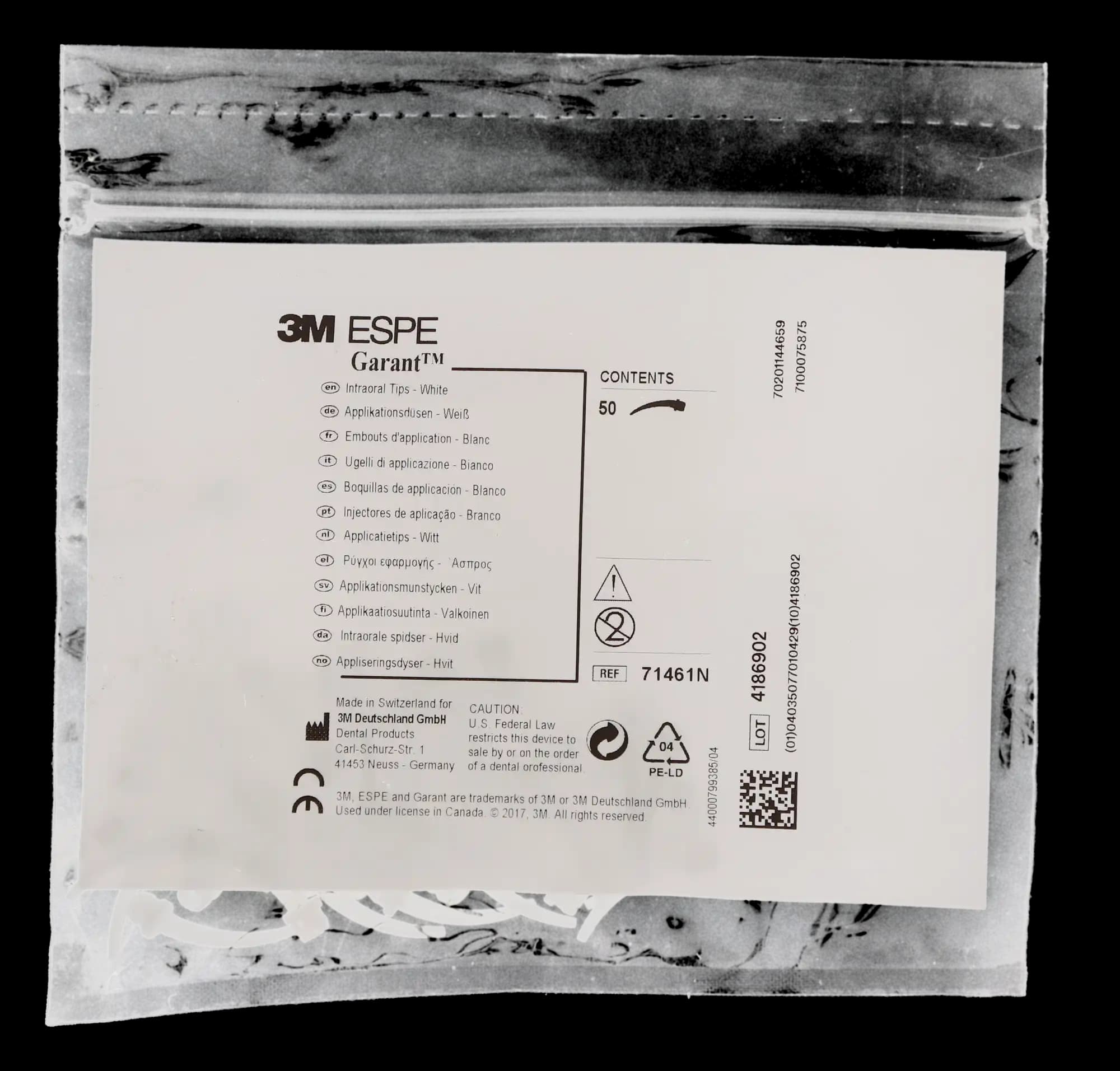 3M Garant Intraoral Tips, White, 50/Pk, 71461N thumbnail 5