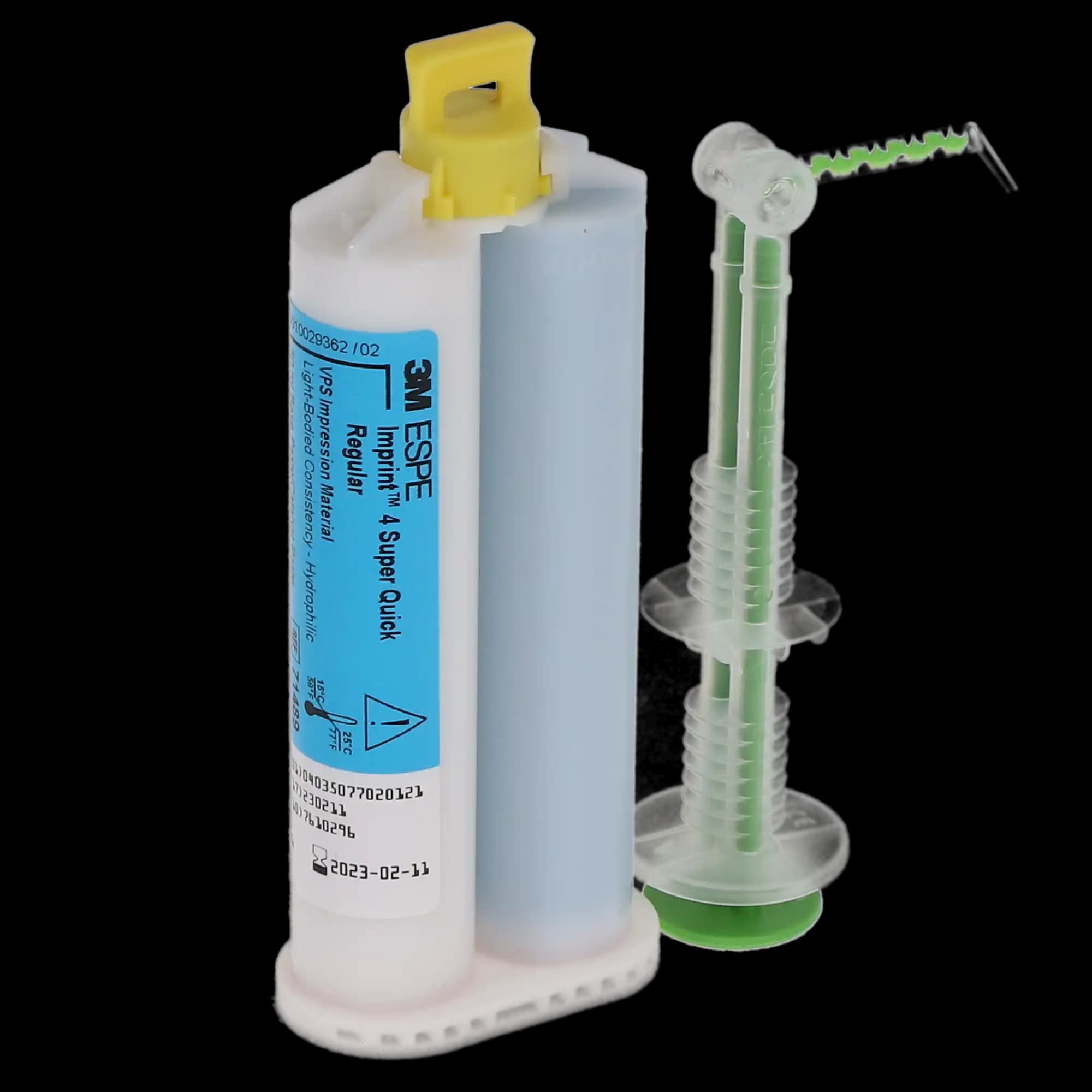 Imprint 4 Garant VPS Impression Material, Regular Body, Super Quick, Blue, 50 ml Cartridge Refill, 4/Pk, 71489 - Imprint 4, VPS Impression Material, Garant Cartridge Refill, Regular Body, Super Quick, Blue, 50 ml, 4/Pk, 71489 - Image 1