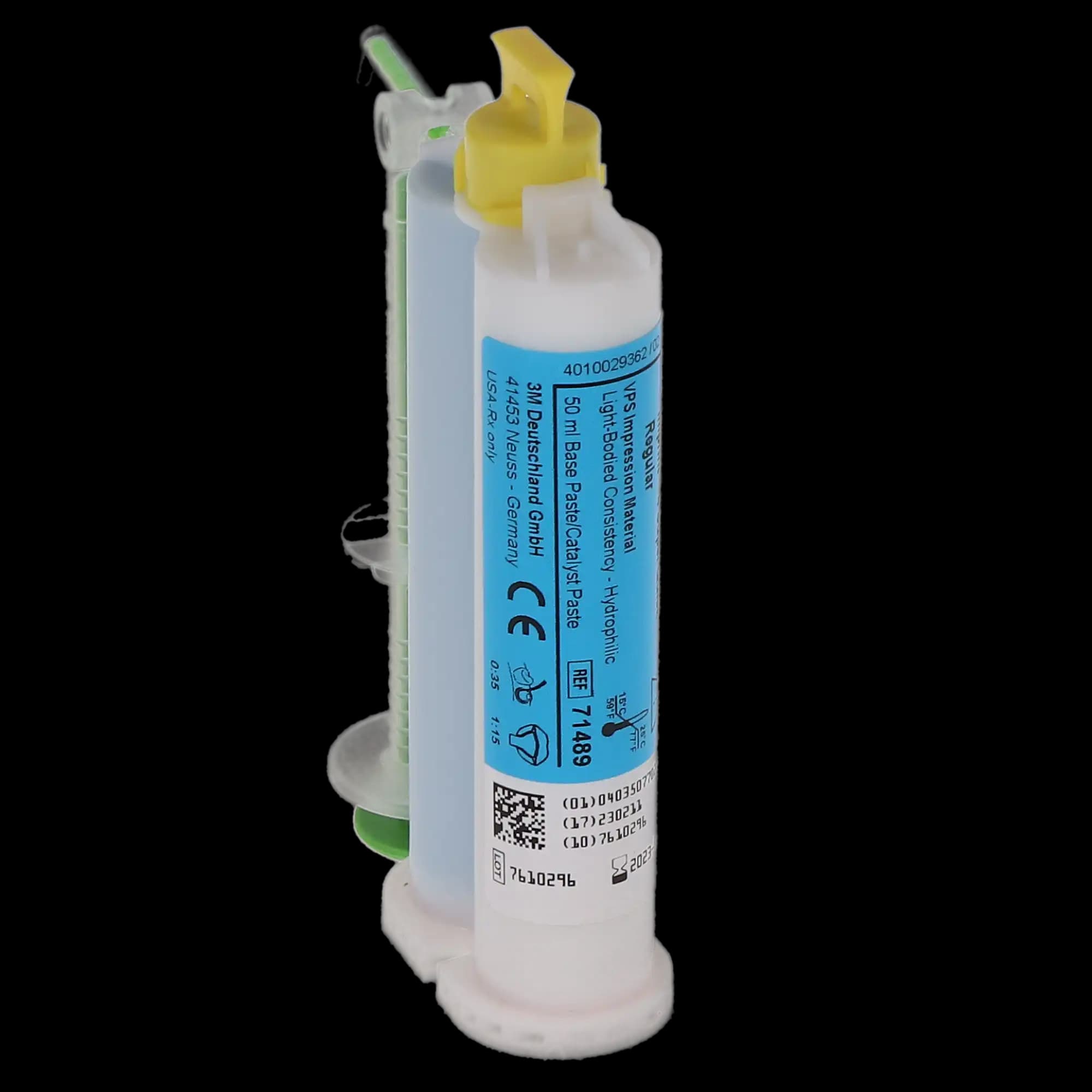 Imprint 4 Garant VPS Impression Material, Regular Body, Super Quick, Blue, 50 ml Cartridge Refill, 4/Pk, 71489 thumbnail 2