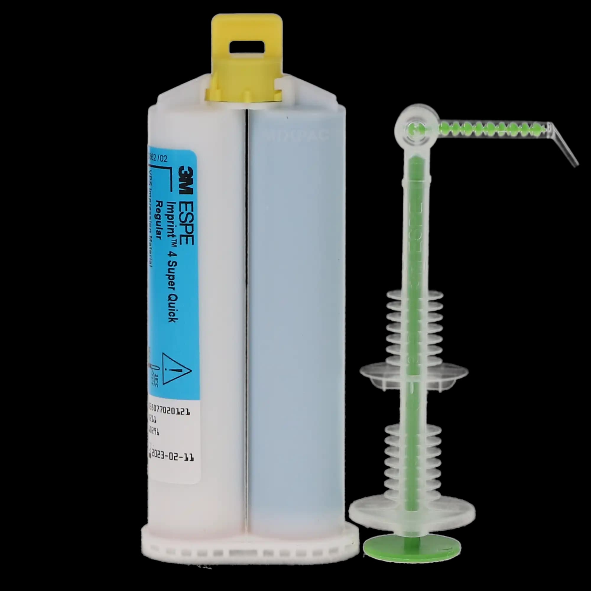 Imprint 4 Garant VPS Impression Material, Regular Body, Super Quick, Blue, 50 ml Cartridge Refill, 4/Pk, 71489 thumbnail 5