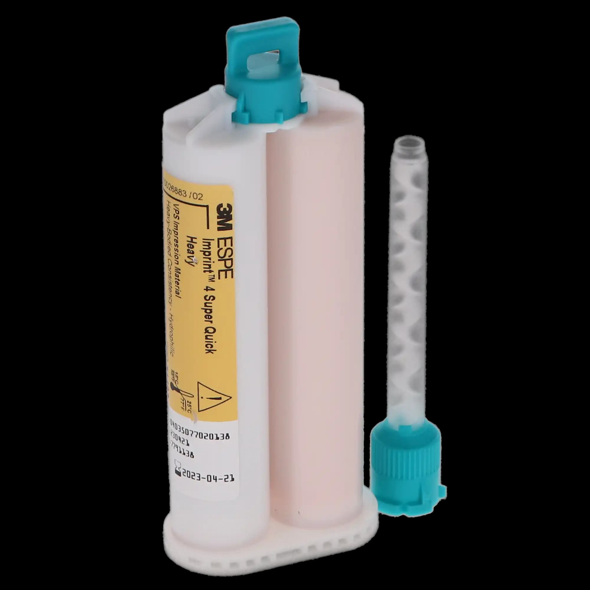 3M Imprint 4 VPS Impression Material, Garant Cartridge Refill, Heavy Body, Super Quick, 50 ml, Yellow, Mint Flavor, 4/Pk, 71493 thumbnail 2
