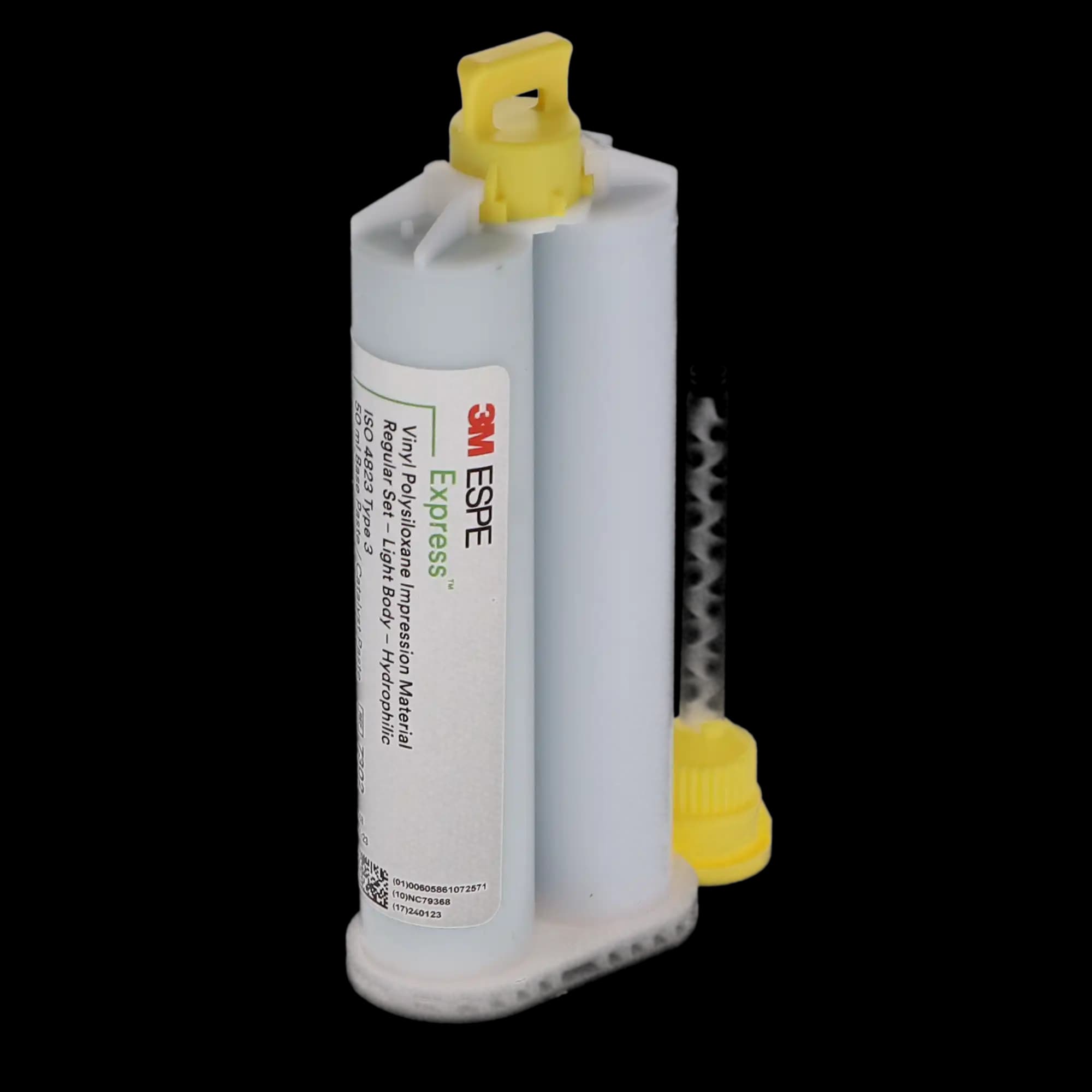 Express VPS Impression Material, Cartridge Refill Pack, Light Body, Regular Set, 48 ml, Green, 2/Pk, 7302H - Express VPS Impression Material, Cartridge Refill Pack, Light Body, Regular Set, 48 ml, Green, 2/Pk - Image 1