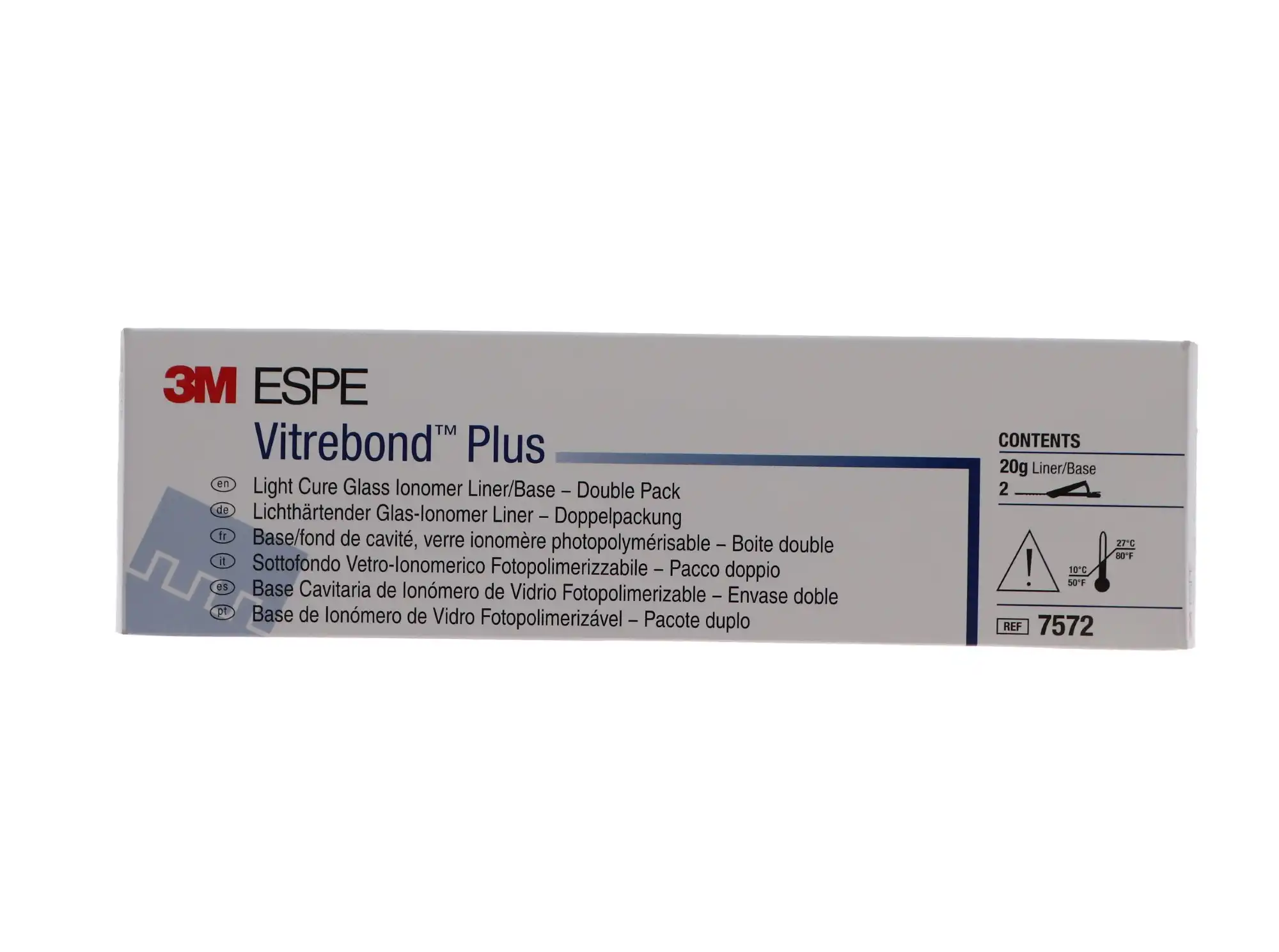 Vitrebond Plus Glass Ionomer Liner/Base, Light-Cure, 2/Pk, 7572 thumbnail 3