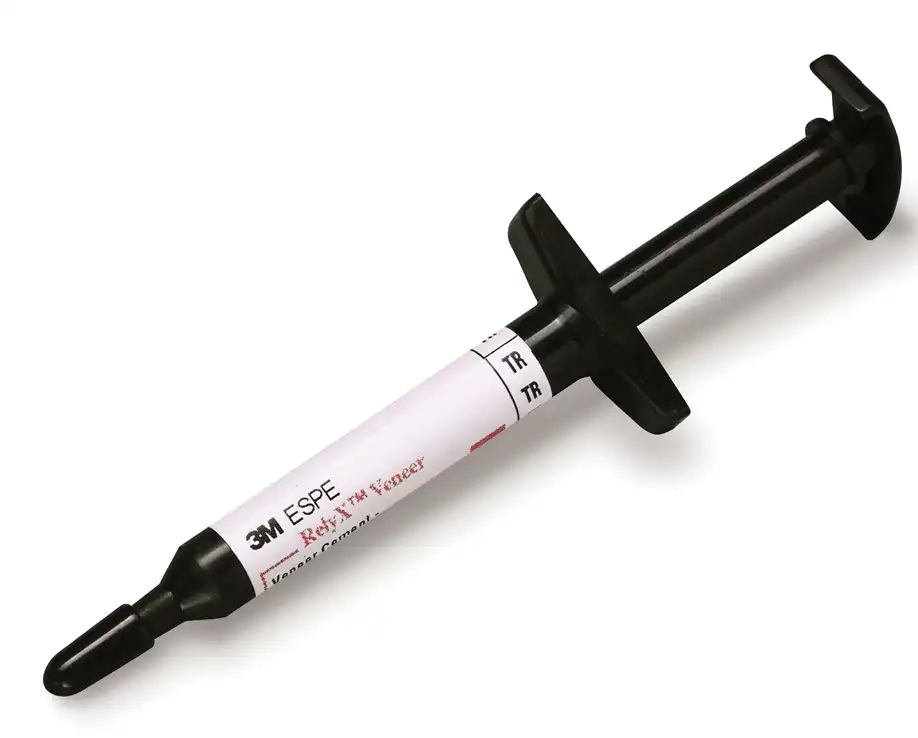 3M RelyX Veneer Cement, White Opaque Shade, Light-Cure Resin Cement, 3 g Syringe Refill, 7614WO thumbnail 4